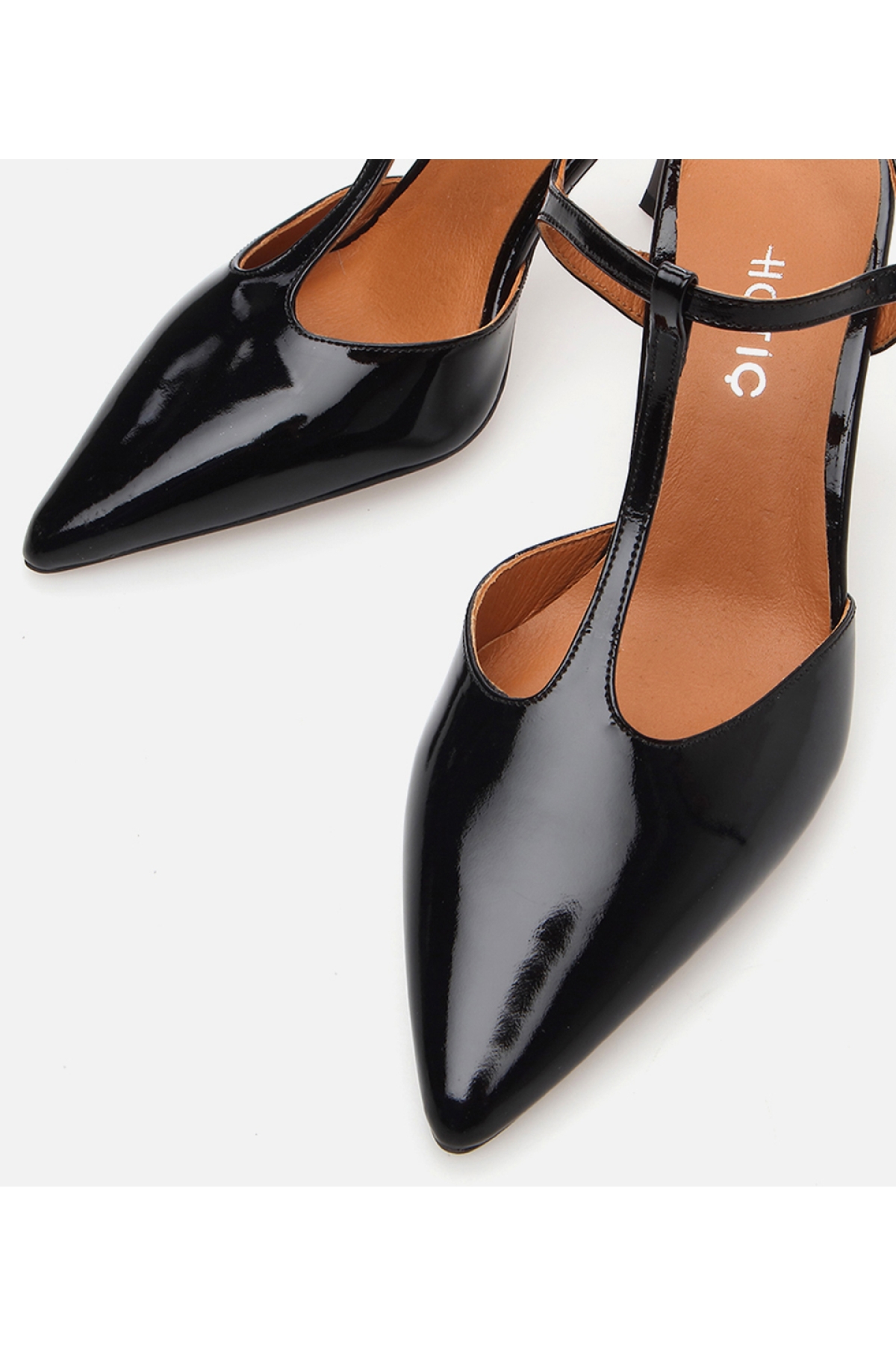 Kadın Deri Siyah İnce Topuklu Stiletto - Görsel 5