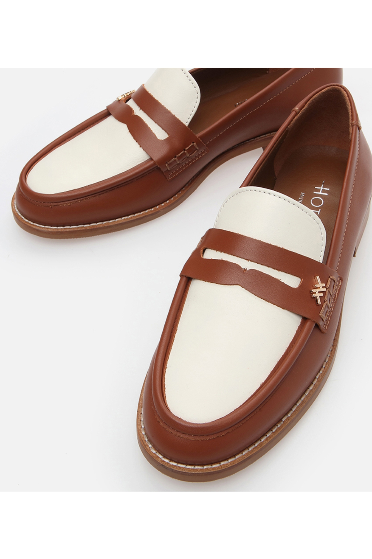 Kadın Deri Taba Loafer - Görsel 5