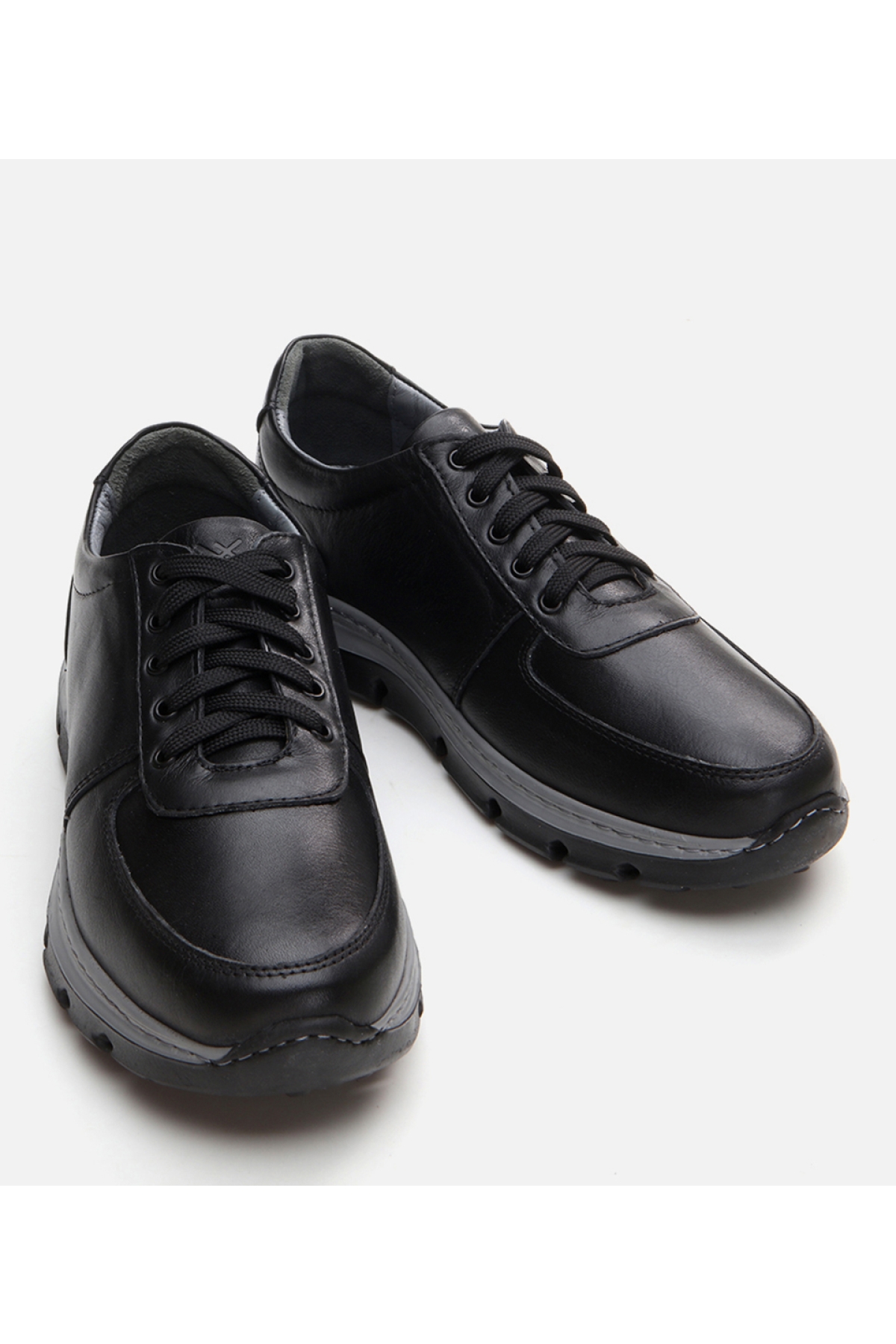 Erkek Deri Siyah Günlük Ayakkabı - Görsel 4