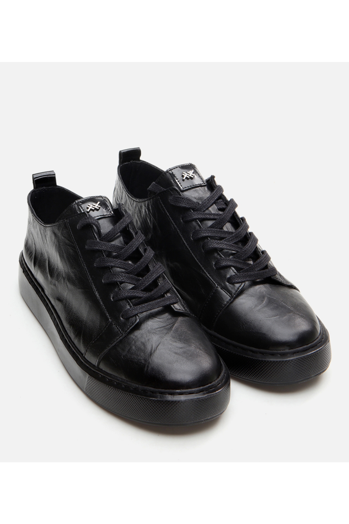 Erkek Deri Siyah Günlük Ayakkabı - Görsel 3