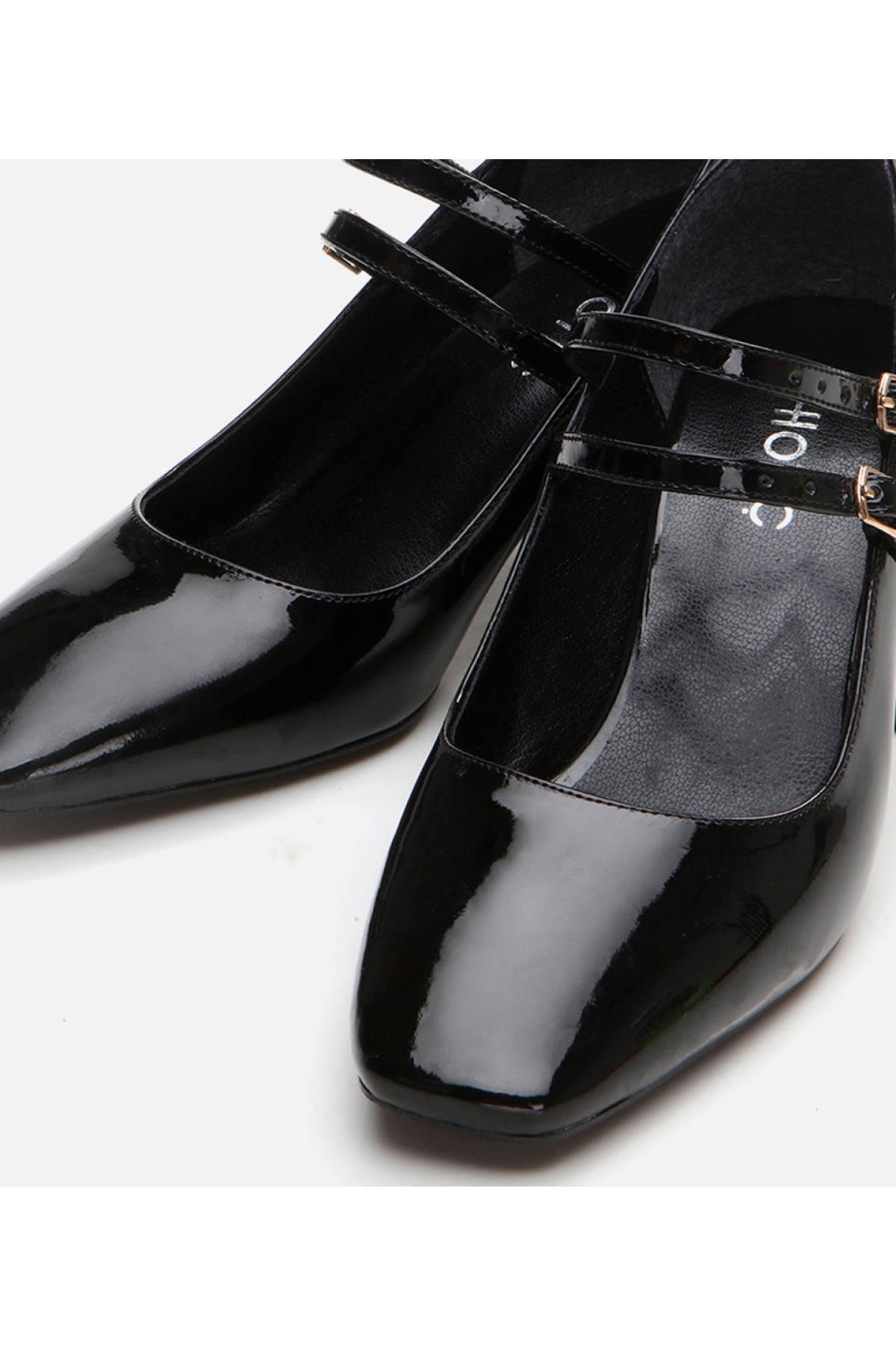 Kadın Mary Jane Siyah Kalın Topuklu Ayakkabı - Görsel 5