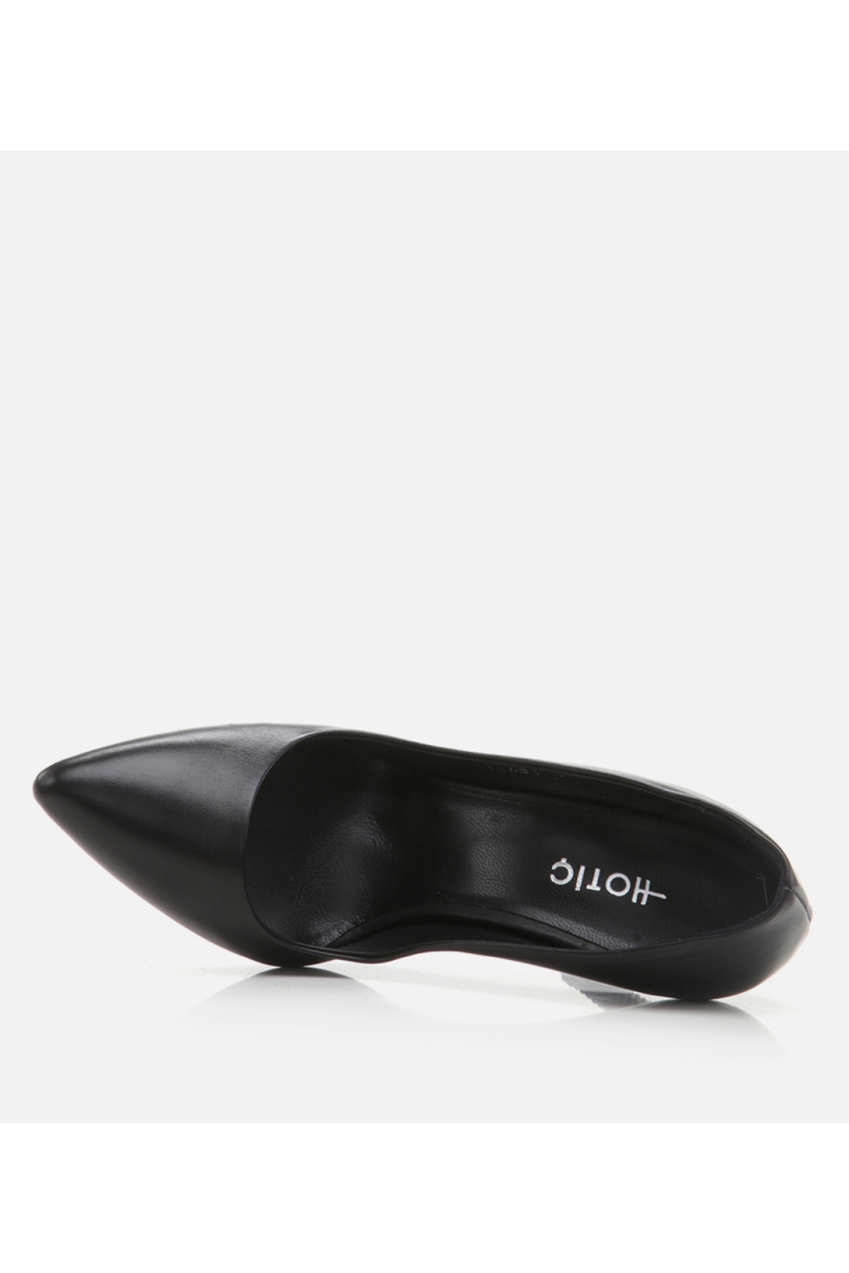 Kadın Deri Siyah Stiletto - Görsel 5