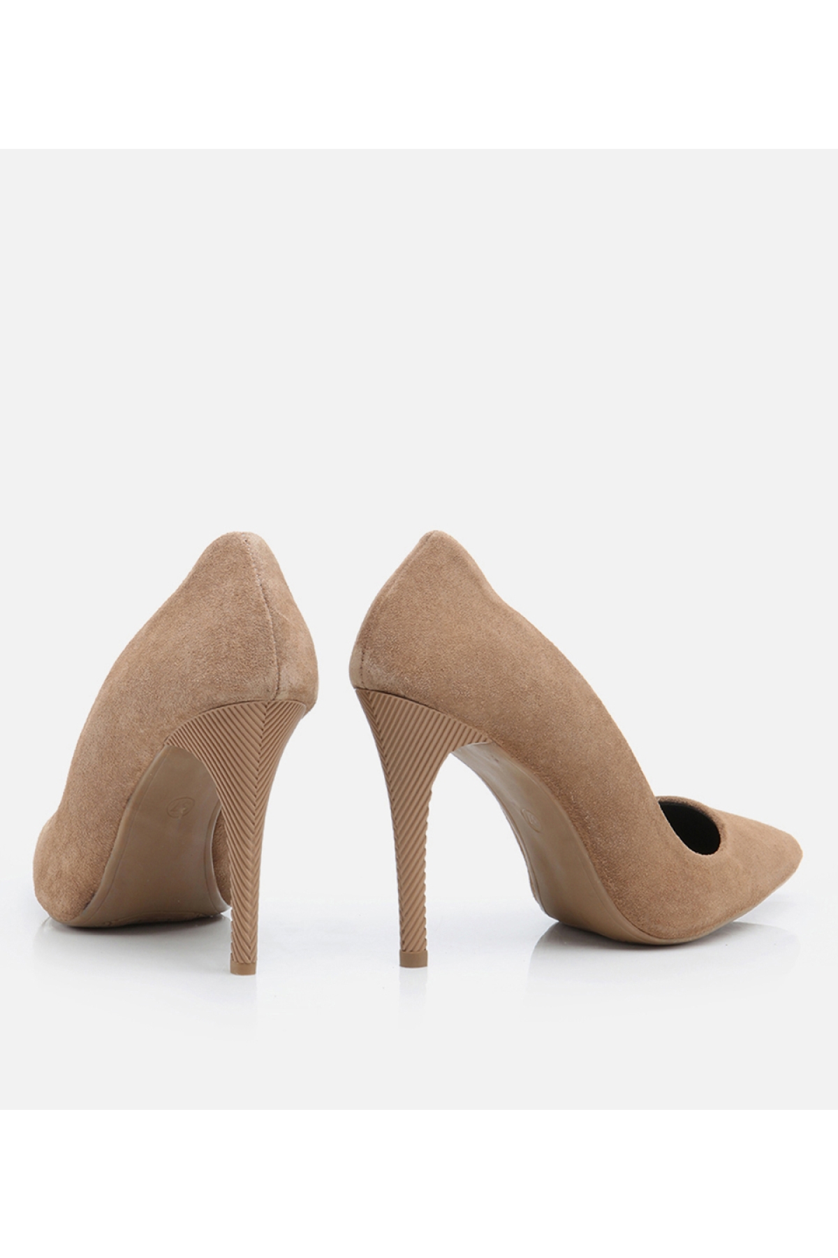 Kadın Deri Vizon Stiletto - Görsel 4