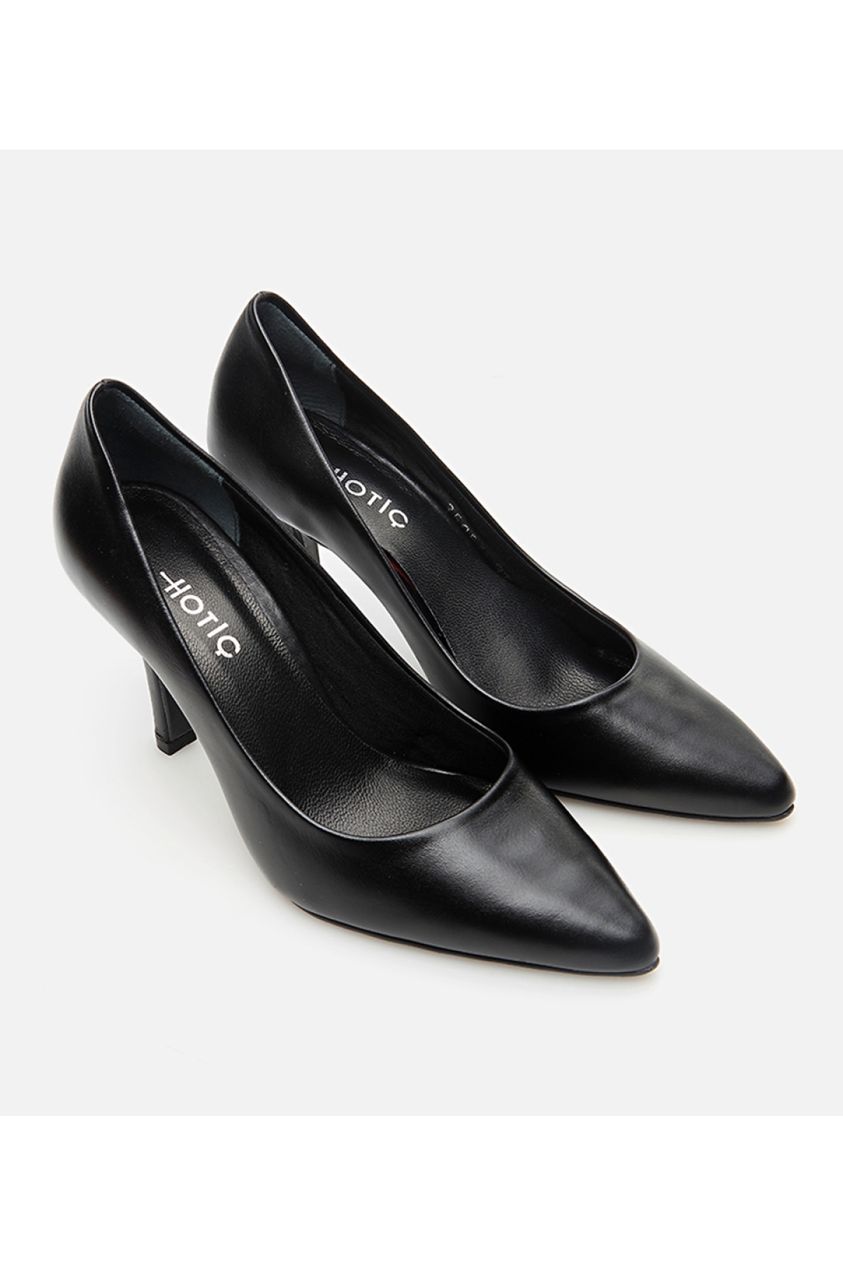 Kadın Deri Siyah Stiletto - Görsel 3