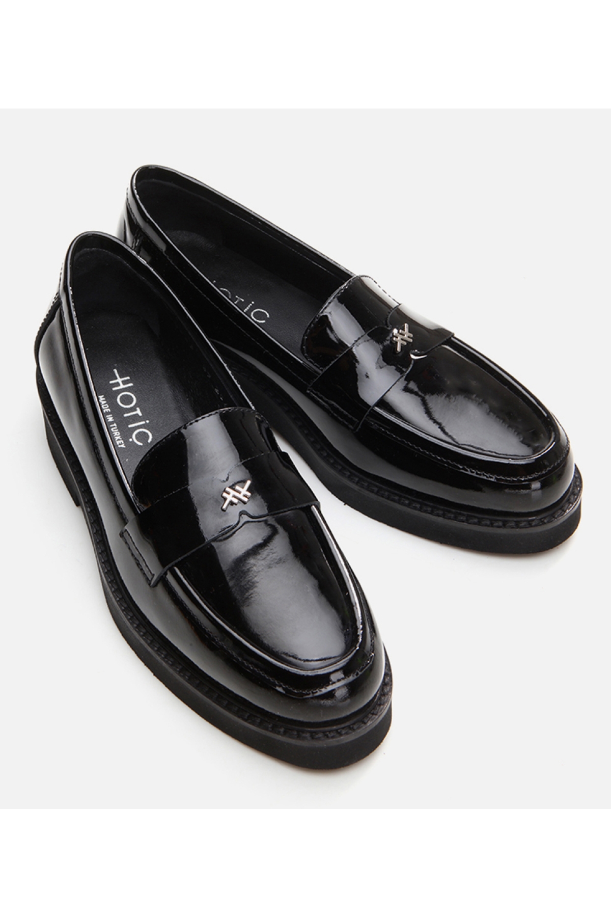 Kadın Deri Siyah Loafer - Görsel 4