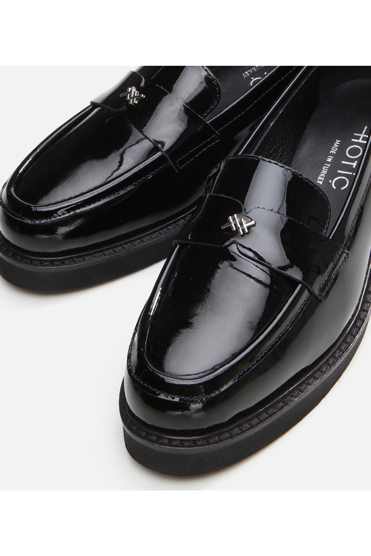 Kadın Deri Siyah Loafer - Görsel 5