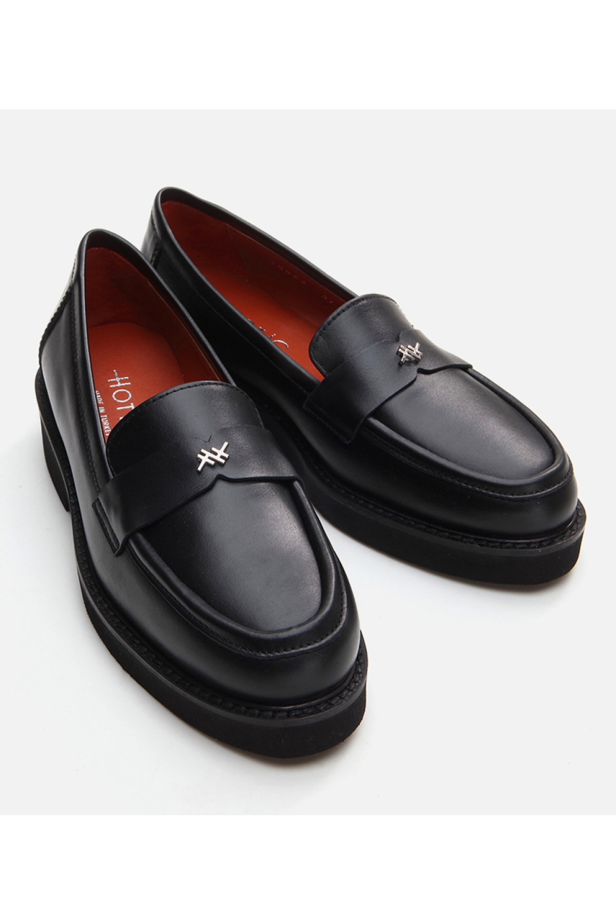 Kadın Deri Siyah Loafer - Görsel 4