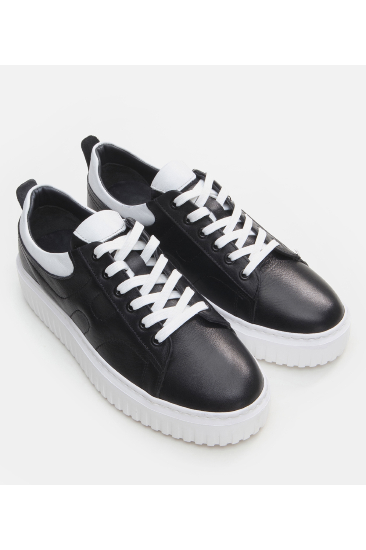 Erkek Deri Siyah Günlük Ayakkabı - Görsel 3