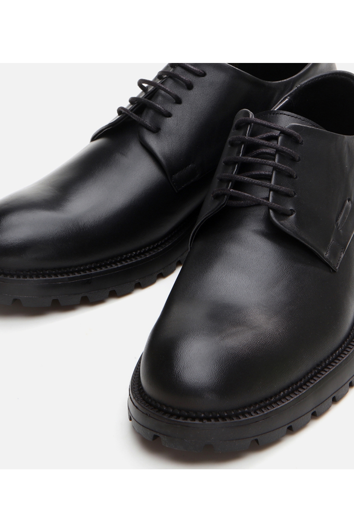 Erkek Deri Siyah Günlük Ayakkabı - Görsel 5