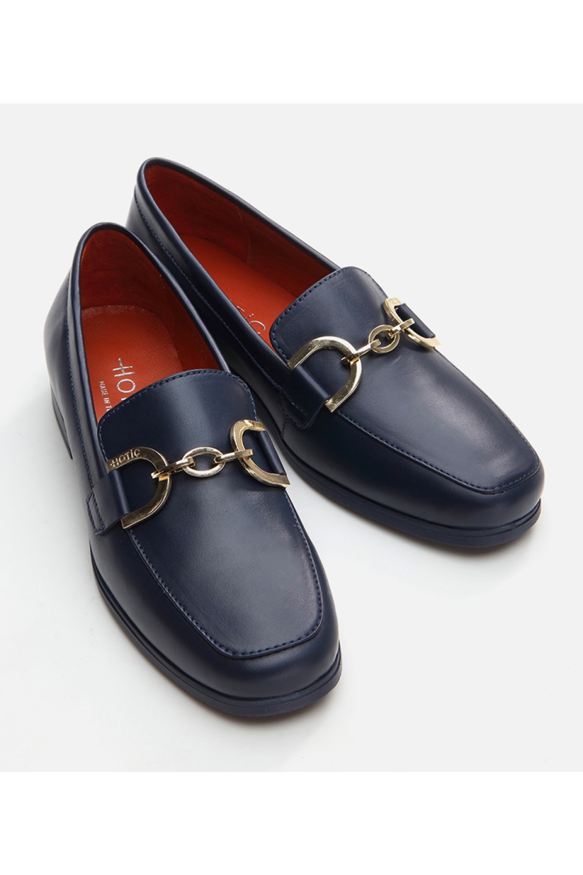 Kadın Deri Lacivert Loafer - Görsel 4