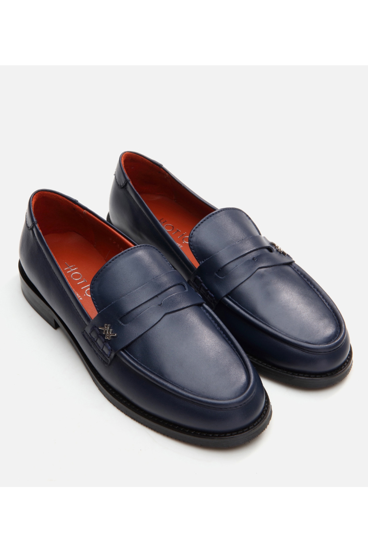 Kadın Deri Lacivert Loafer - Görsel 3