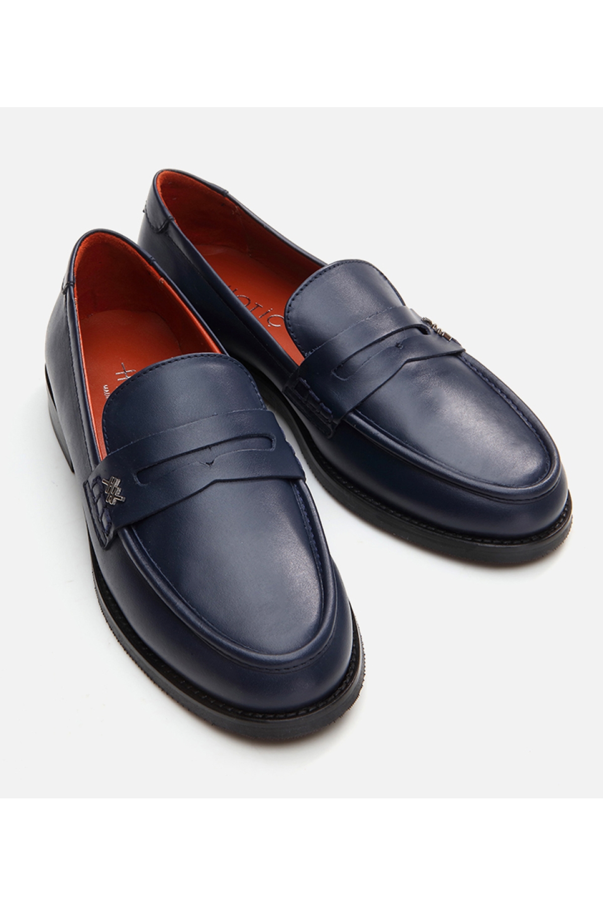Kadın Deri Lacivert Loafer - Görsel 4