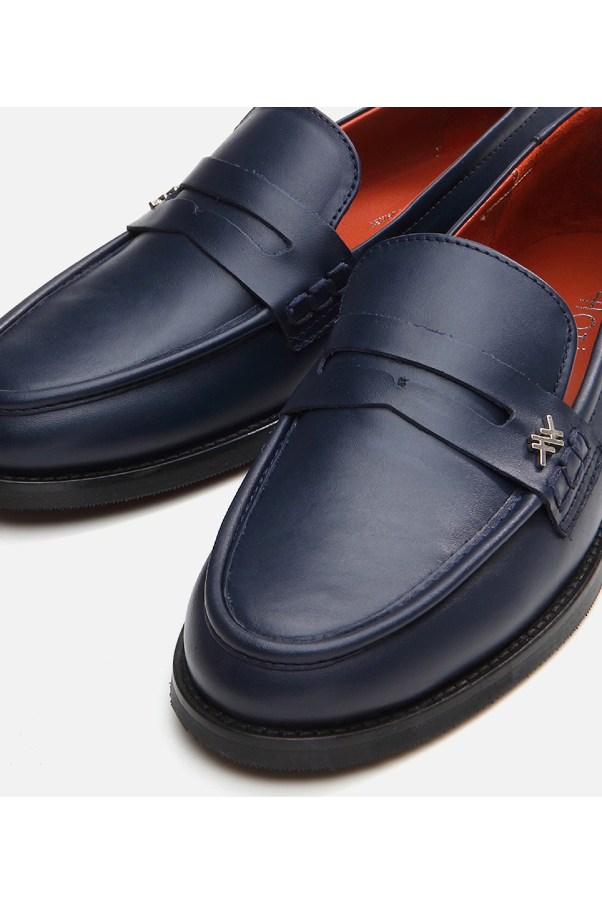 Kadın Deri Lacivert Loafer - Görsel 5