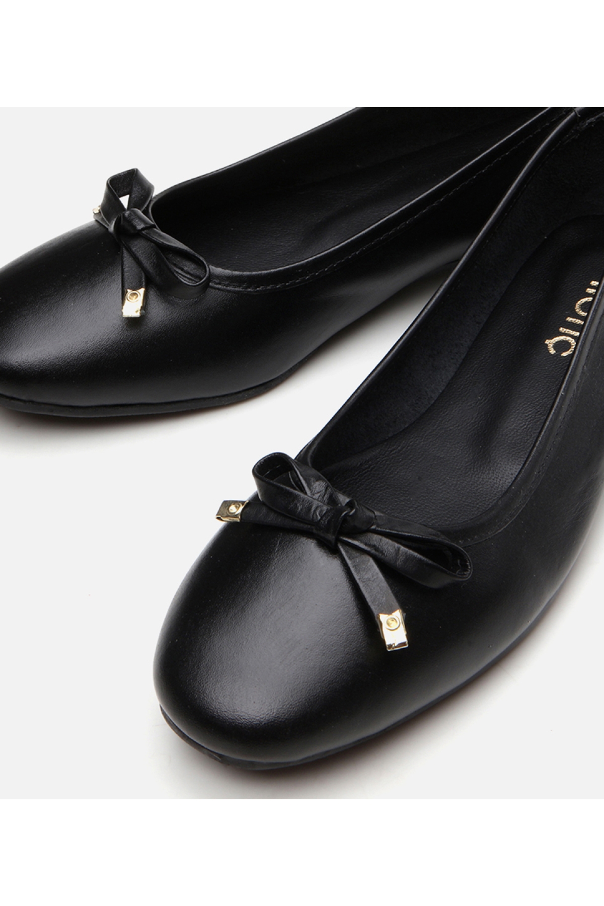 Kadın Deri Siyah Babet - Görsel 5