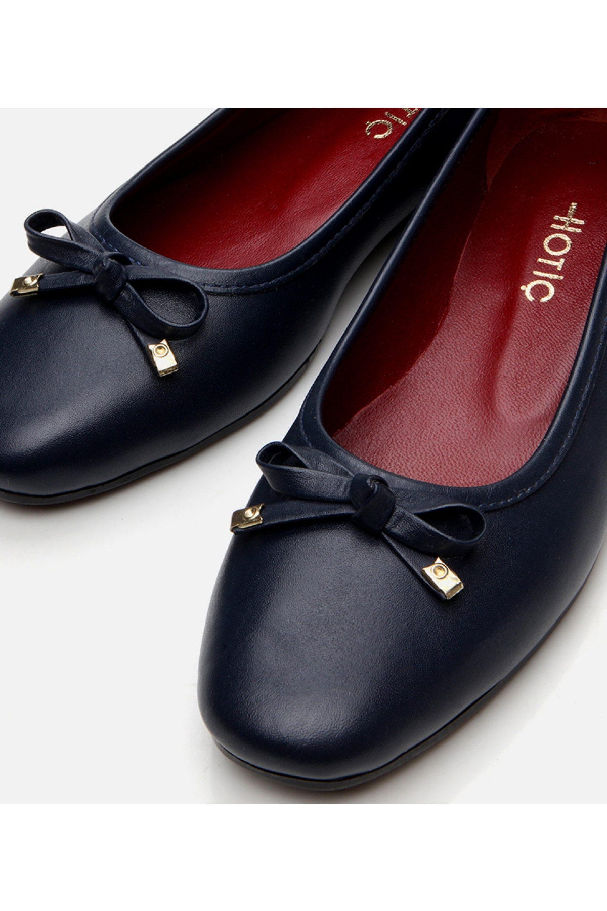 Kadın Deri Lacivert Babet - Görsel 4