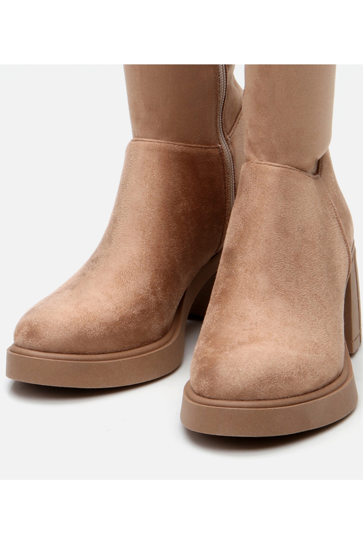 Kadın Vizon Diz Üstü Çizme - Görsel 4