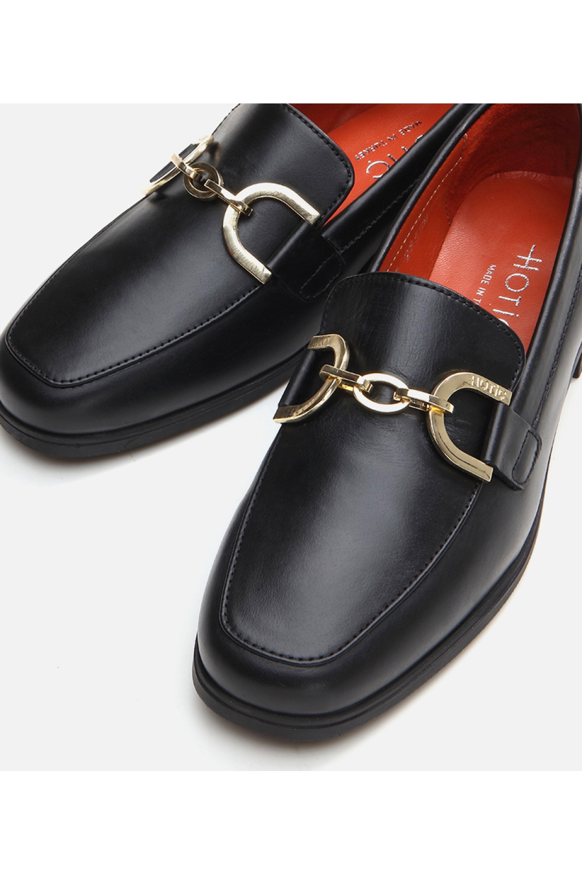 Kadın Deri Siyah Loafer - Görsel 5