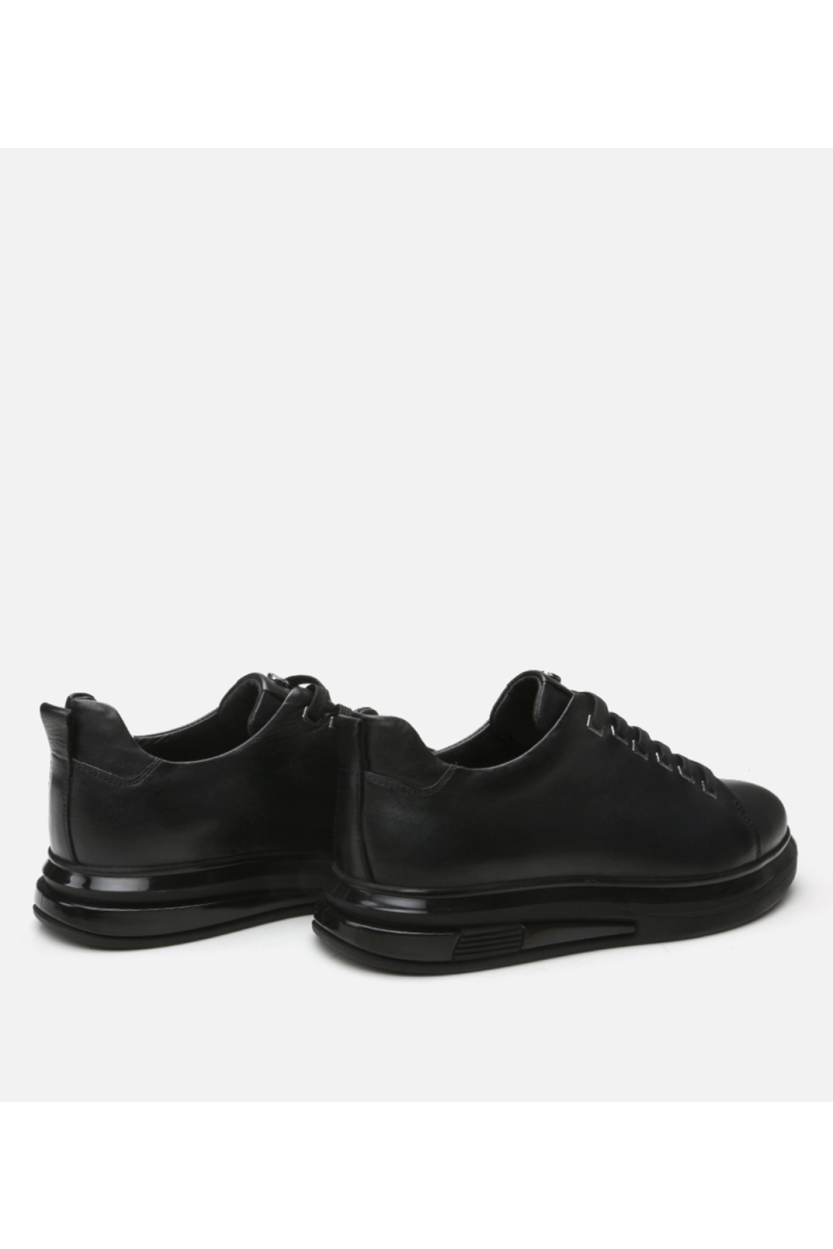 Erkek Deri Siyah Günlük Ayakkabı - Görsel 5