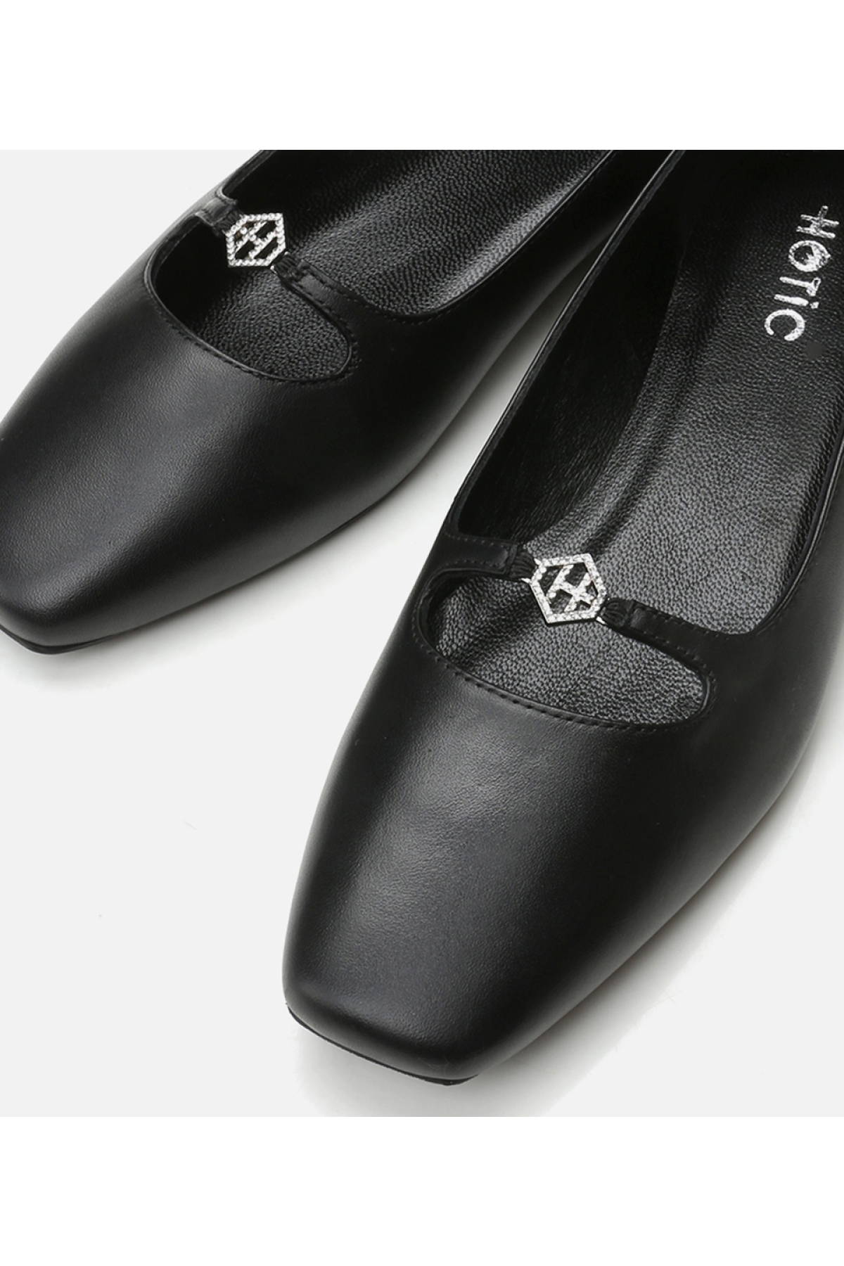 Kadın Deri Mary Jane Siyah Babet - Görsel 4