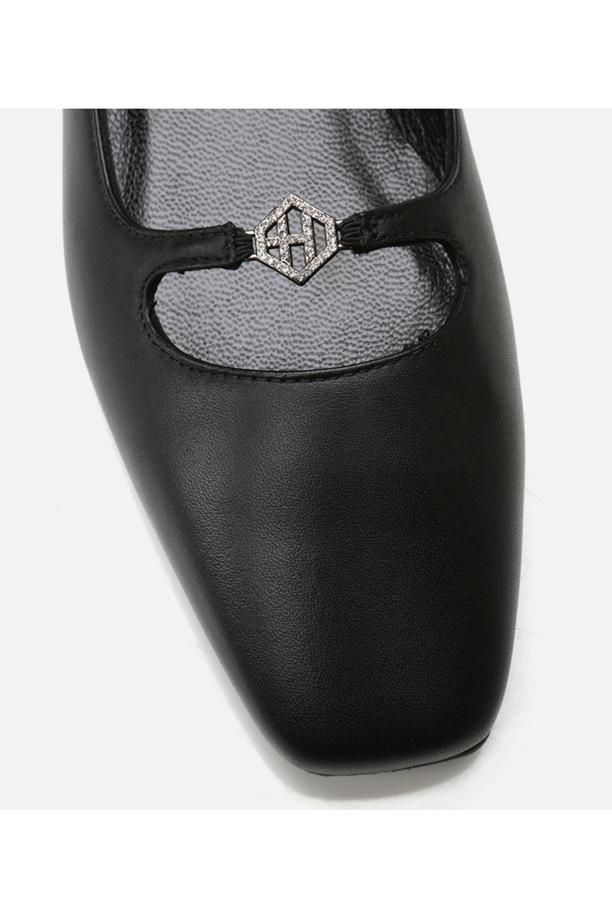 Kadın Deri Mary Jane Siyah Babet - Görsel 5
