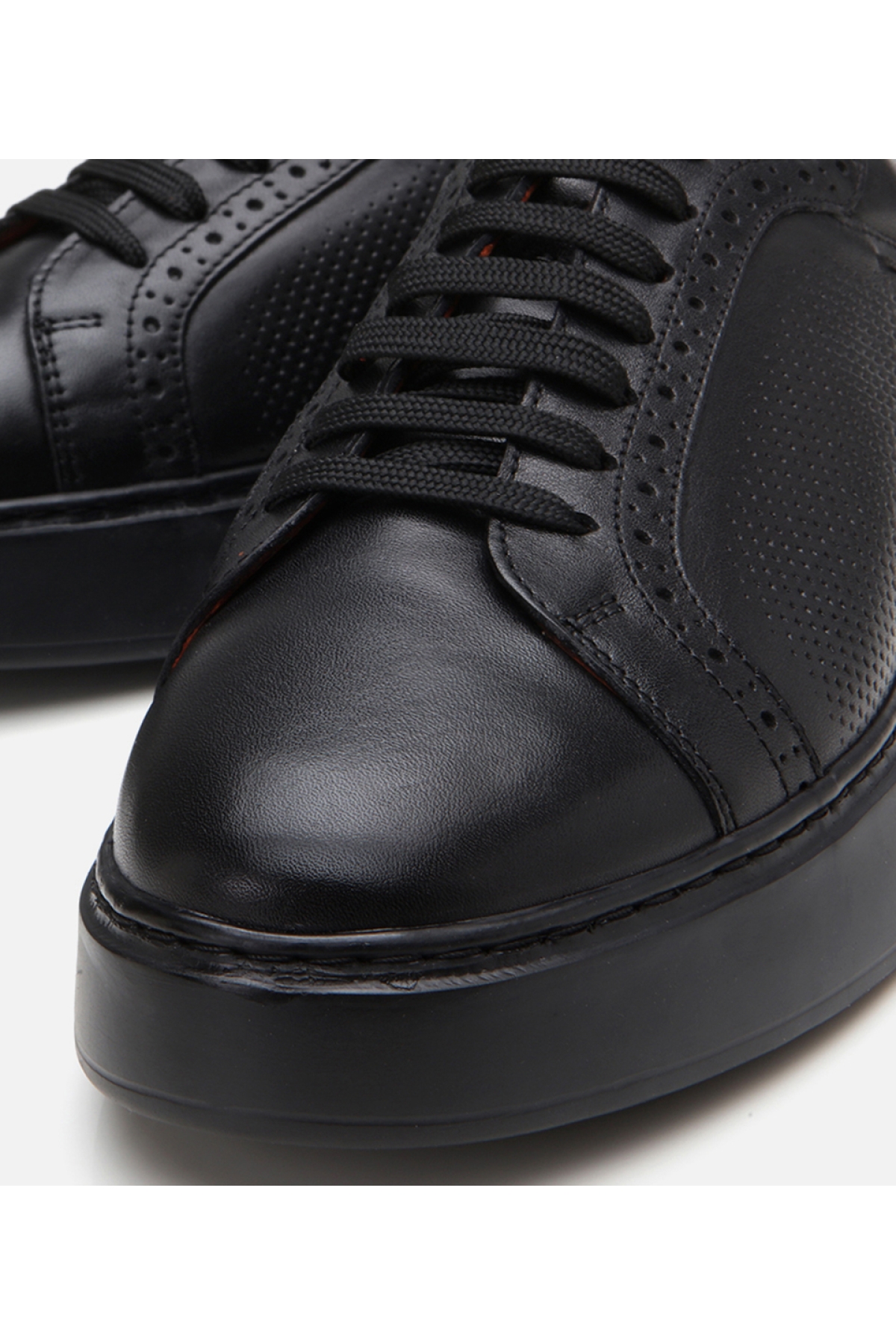 Erkek Deri Siyah Günlük Ayakkabı - Görsel 4
