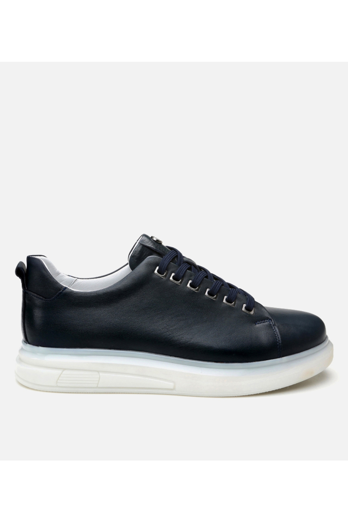 Erkek Deri Lacivert Günlük Ayakkabı - Görsel 2