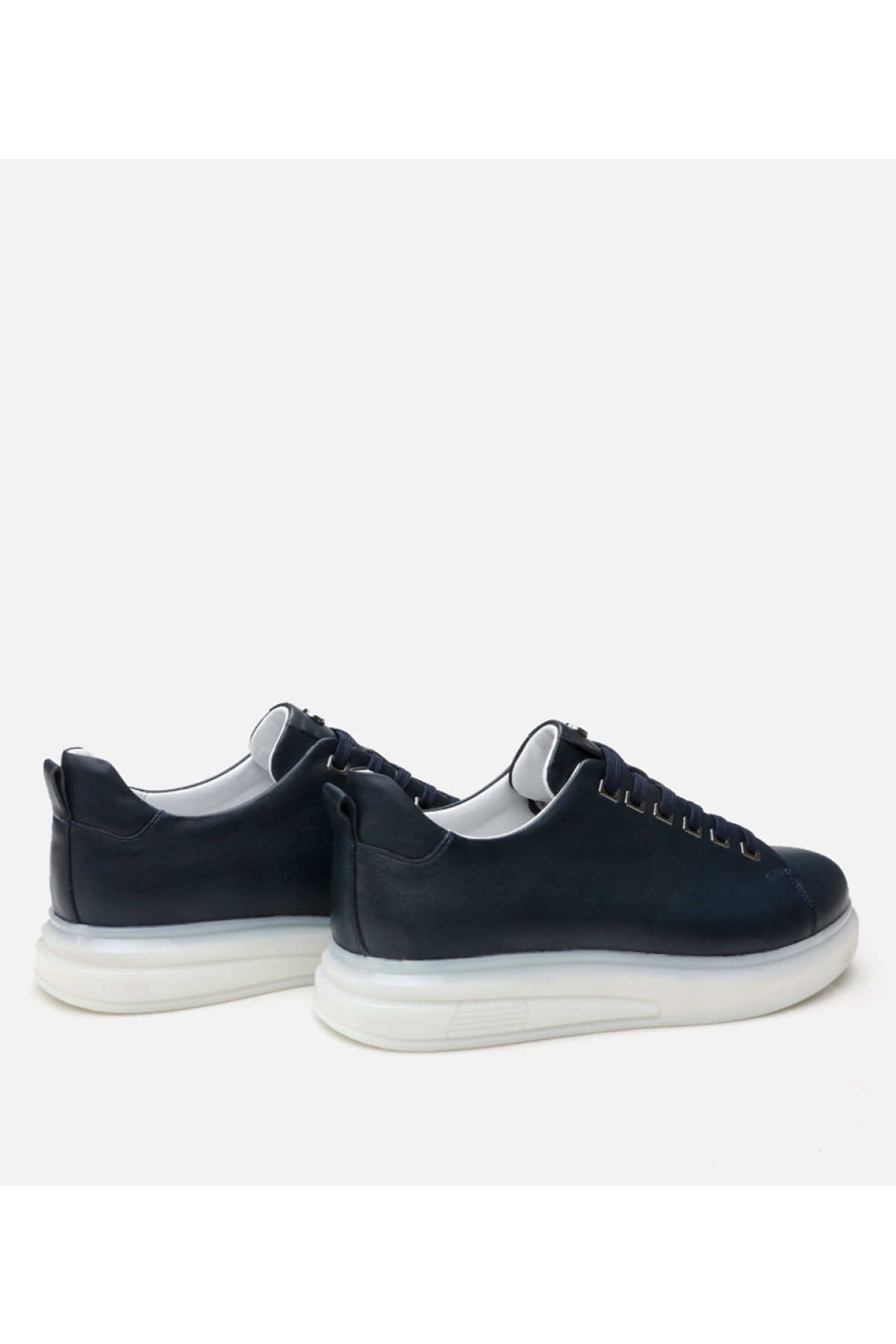 Erkek Deri Lacivert Günlük Ayakkabı - Görsel 5