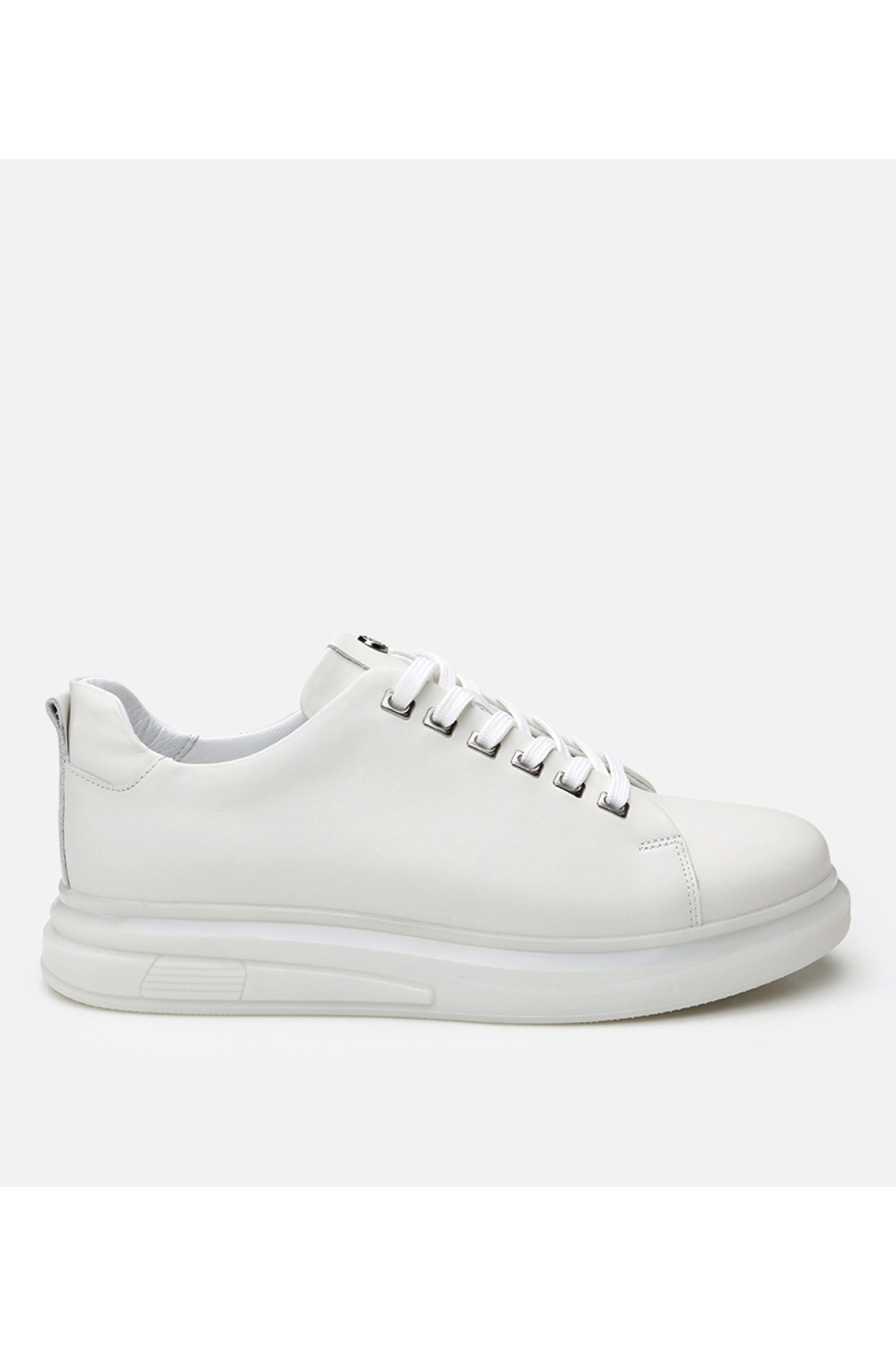 Erkek Deri Bej Günlük Ayakkabı - Görsel 2