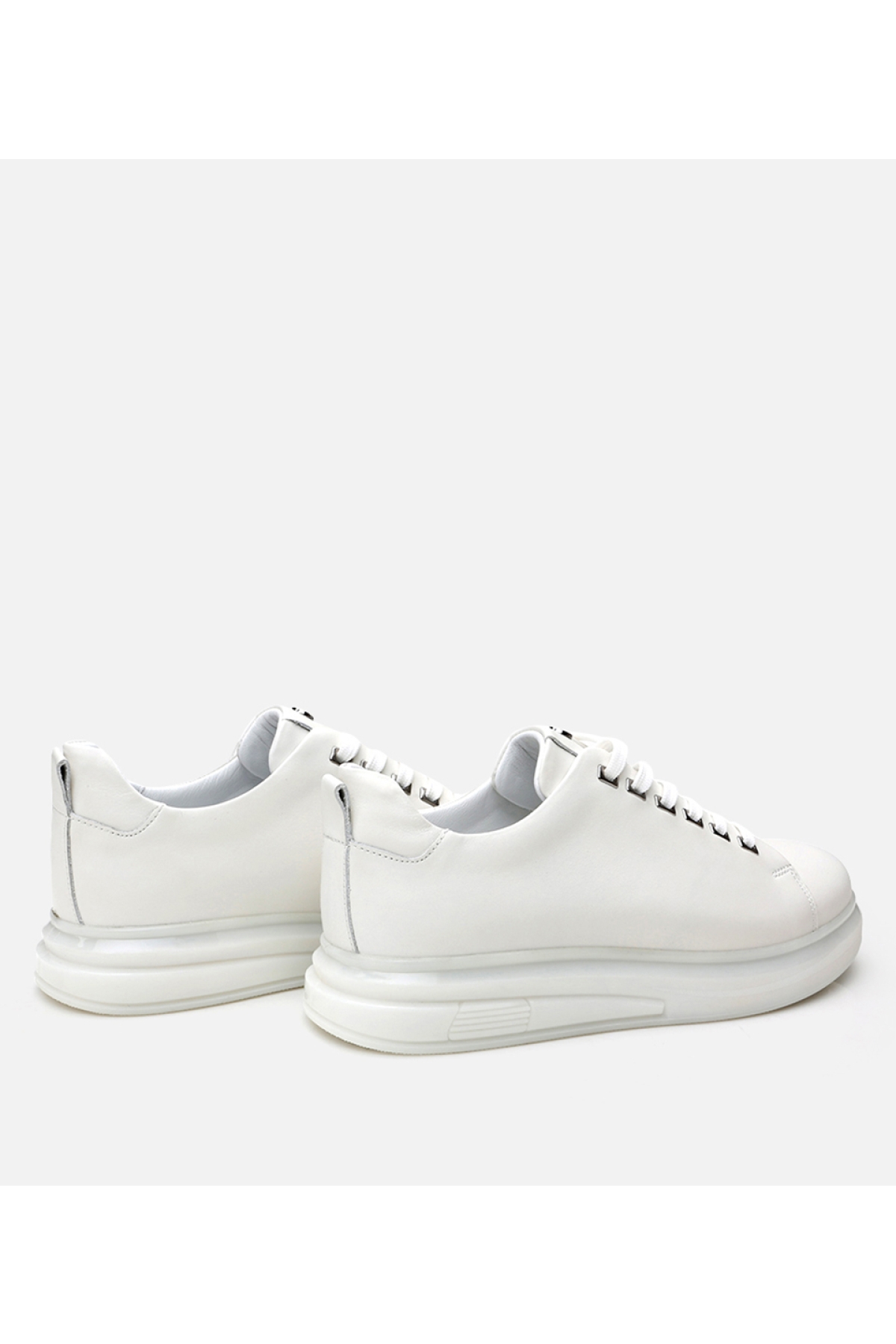 Erkek Deri Bej Günlük Ayakkabı - Görsel 5