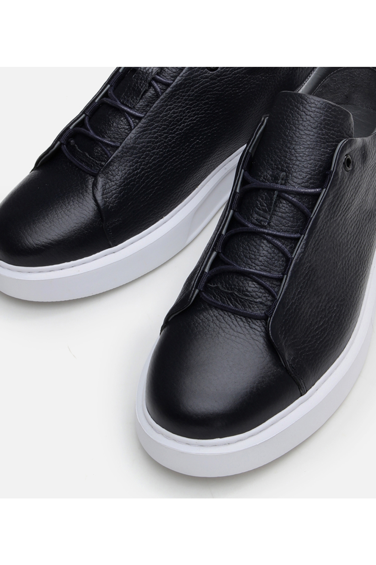 Erkek Deri Lacivert Günlük Ayakkabı - Görsel 5