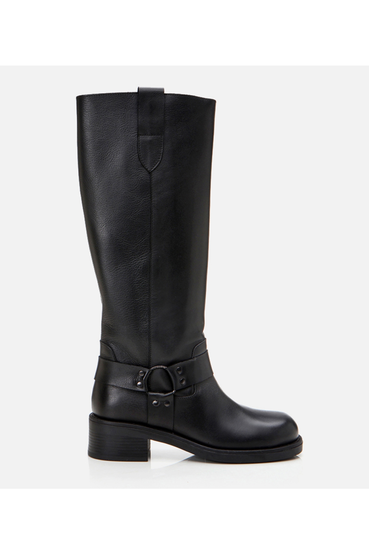 Kadın Deri Siyah Çizme - Görsel 2
