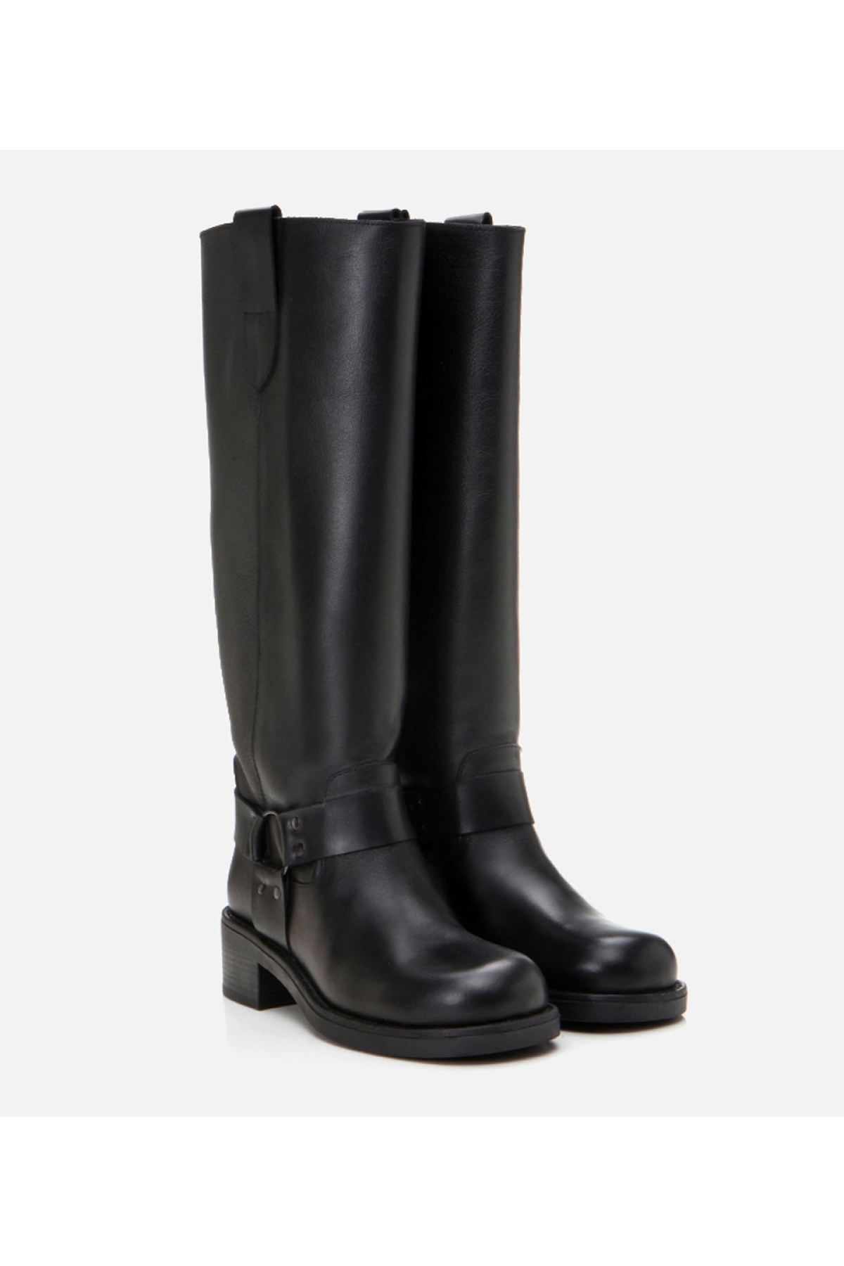 Kadın Deri Siyah Çizme - Görsel 3