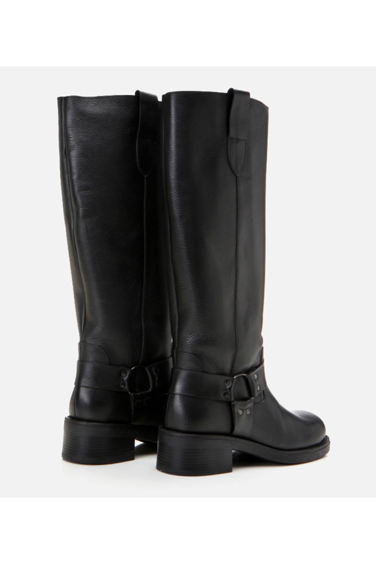Kadın Deri Siyah Çizme - Görsel 5