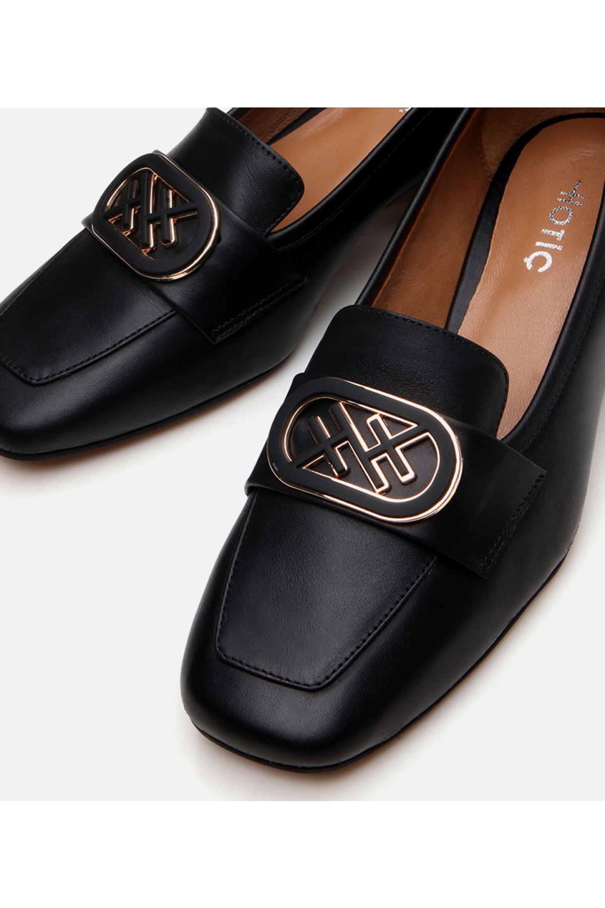 Kadın Deri Siyah Loafer - Görsel 5