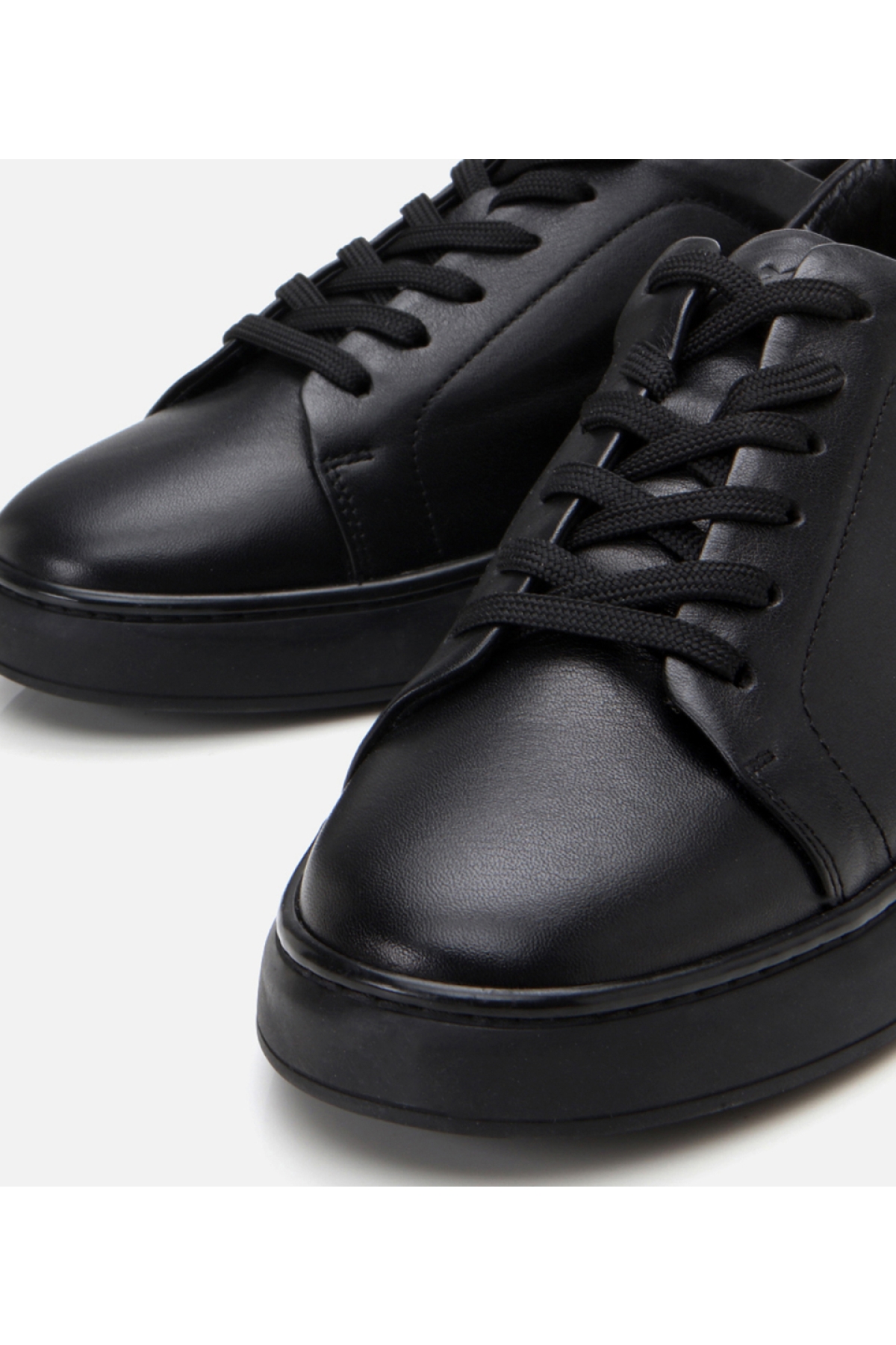 Erkek Deri Siyah Spor Ayakkabı - Görsel 4