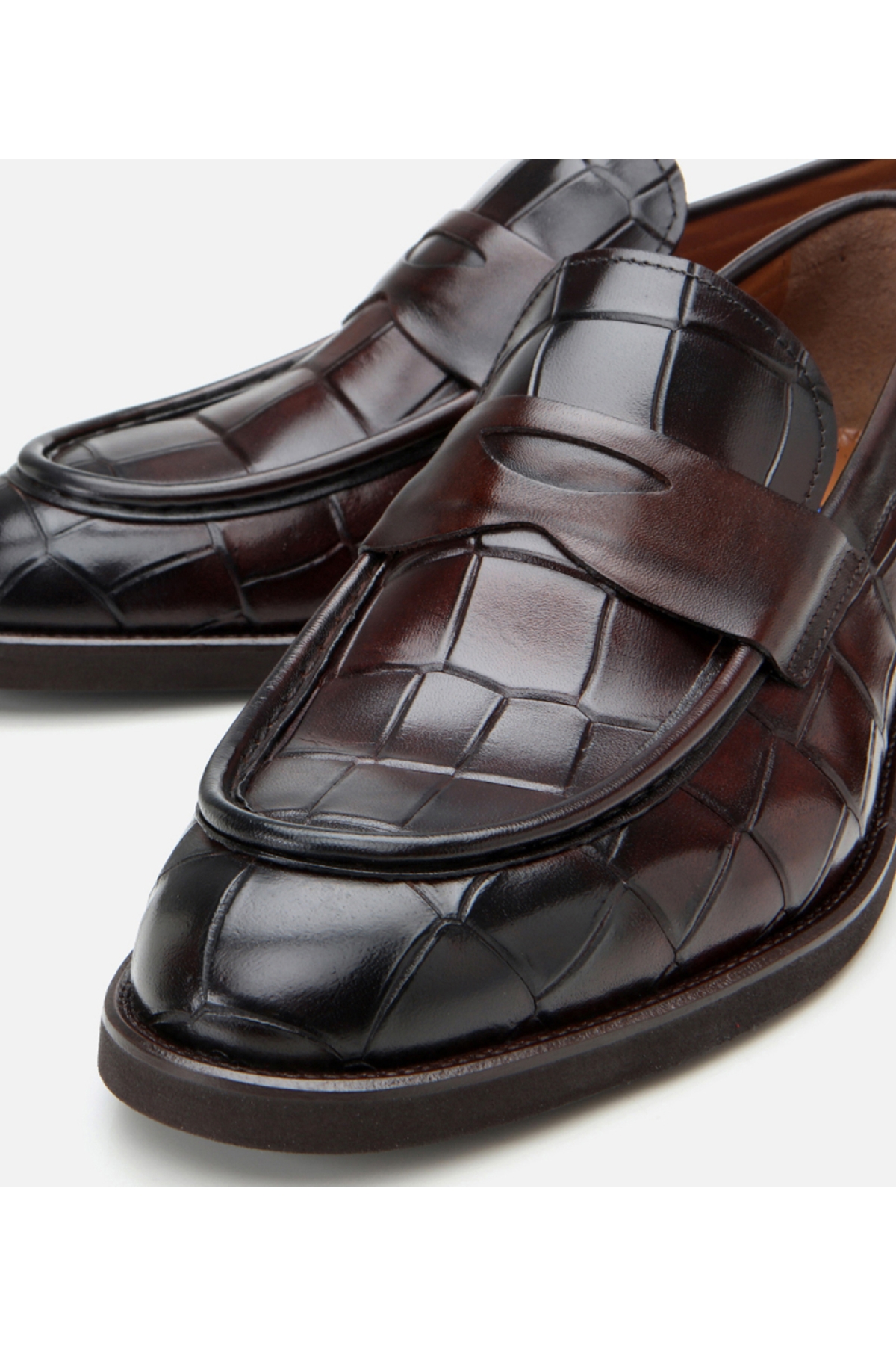 Erkek Deri Kahverengi Hafif Tabanlı Klasik Loafer - Görsel 5