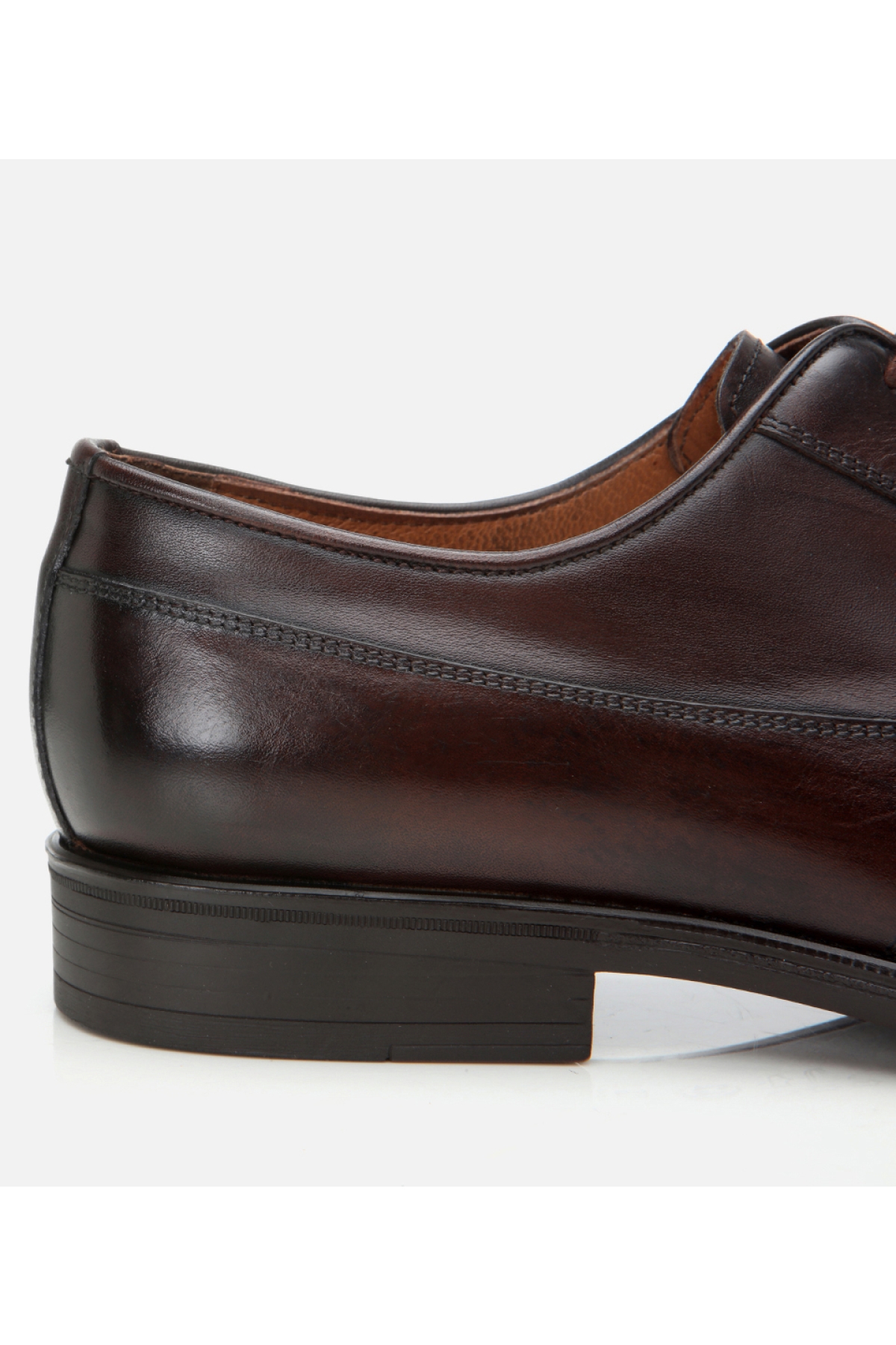 Erkek Deri Kahverengi Klasik Şık Ayakkabı - Görsel 4
