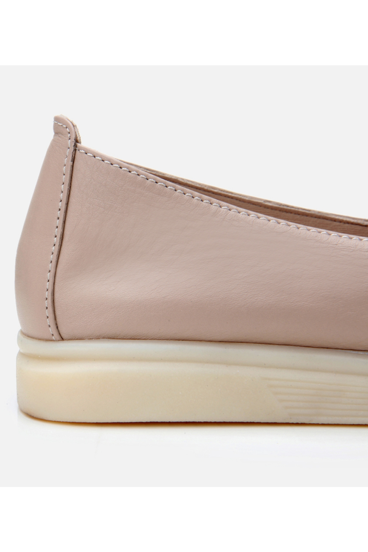 Kadın Deri Vizon Tokalı Günlük Loafer - Görsel 5