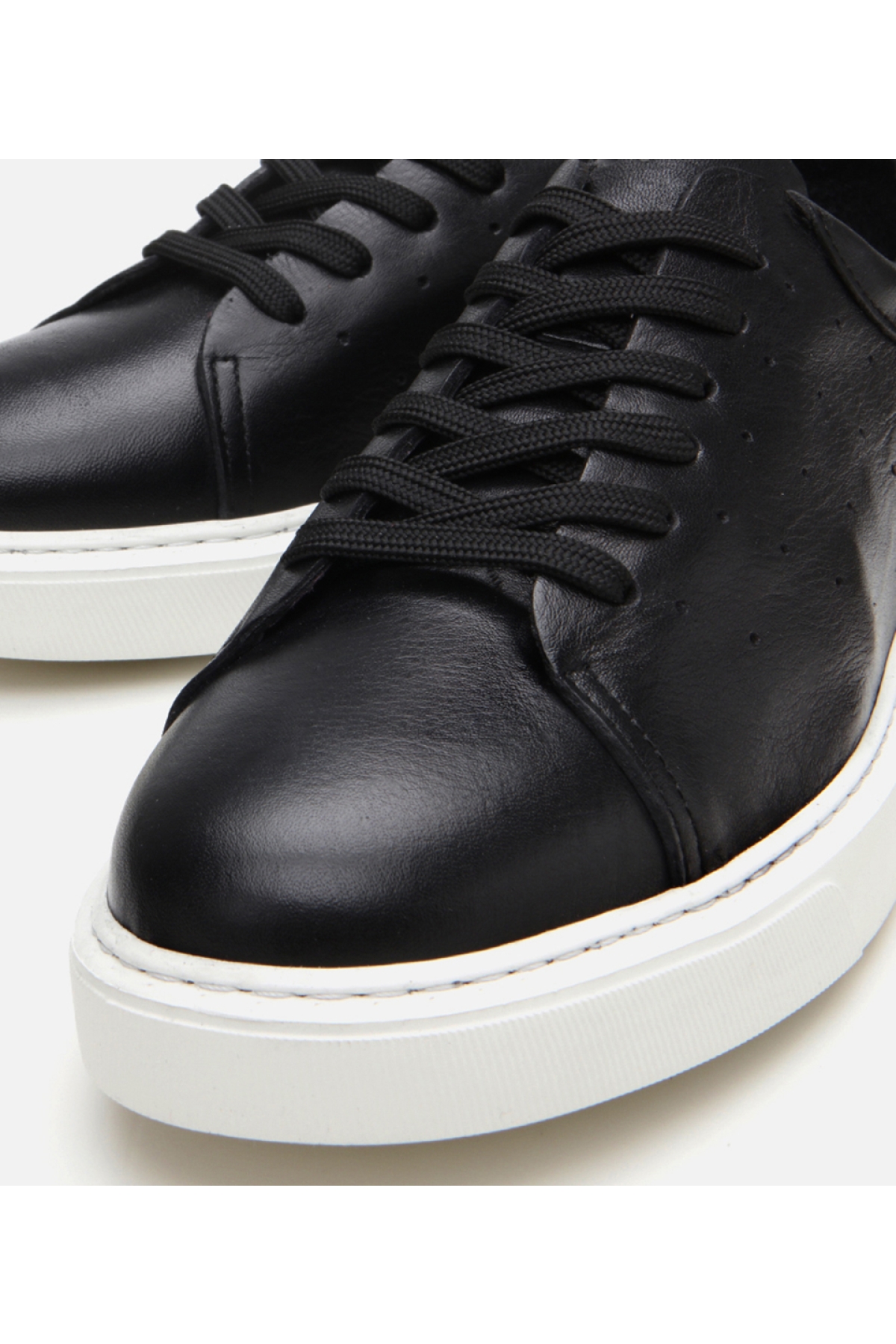 Hotiç Siyah Hotiç Hotiç Deri Erkek Hafif Tabanlı Spor Ayakkabı
