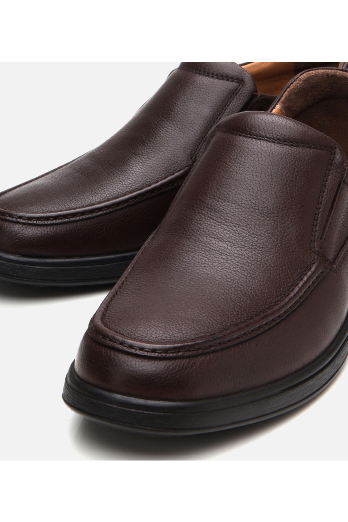 Erkek Deri Kahverengi Rahat Günlük Ayakkabı - Görsel 5