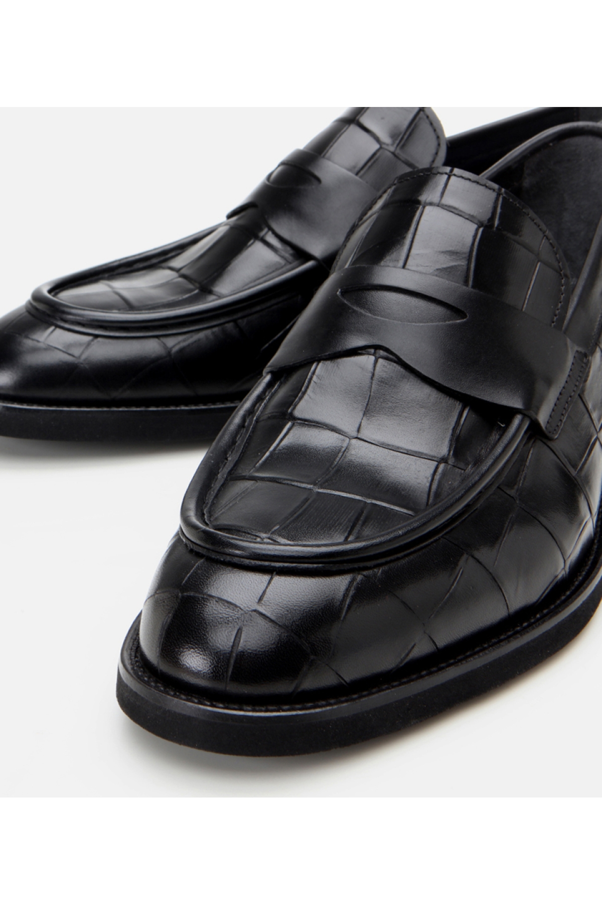 Erkek Deri Siyah Hafif Tabanlı Klasik Loafer - Görsel 5