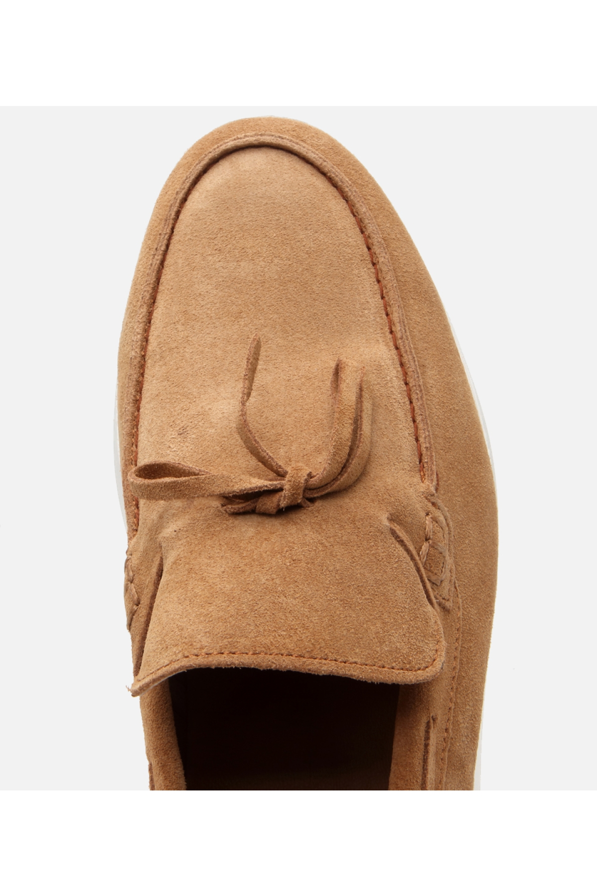 Hotiç Bej Hotiç Süet Deri Erkek Bağcıklı Loafer