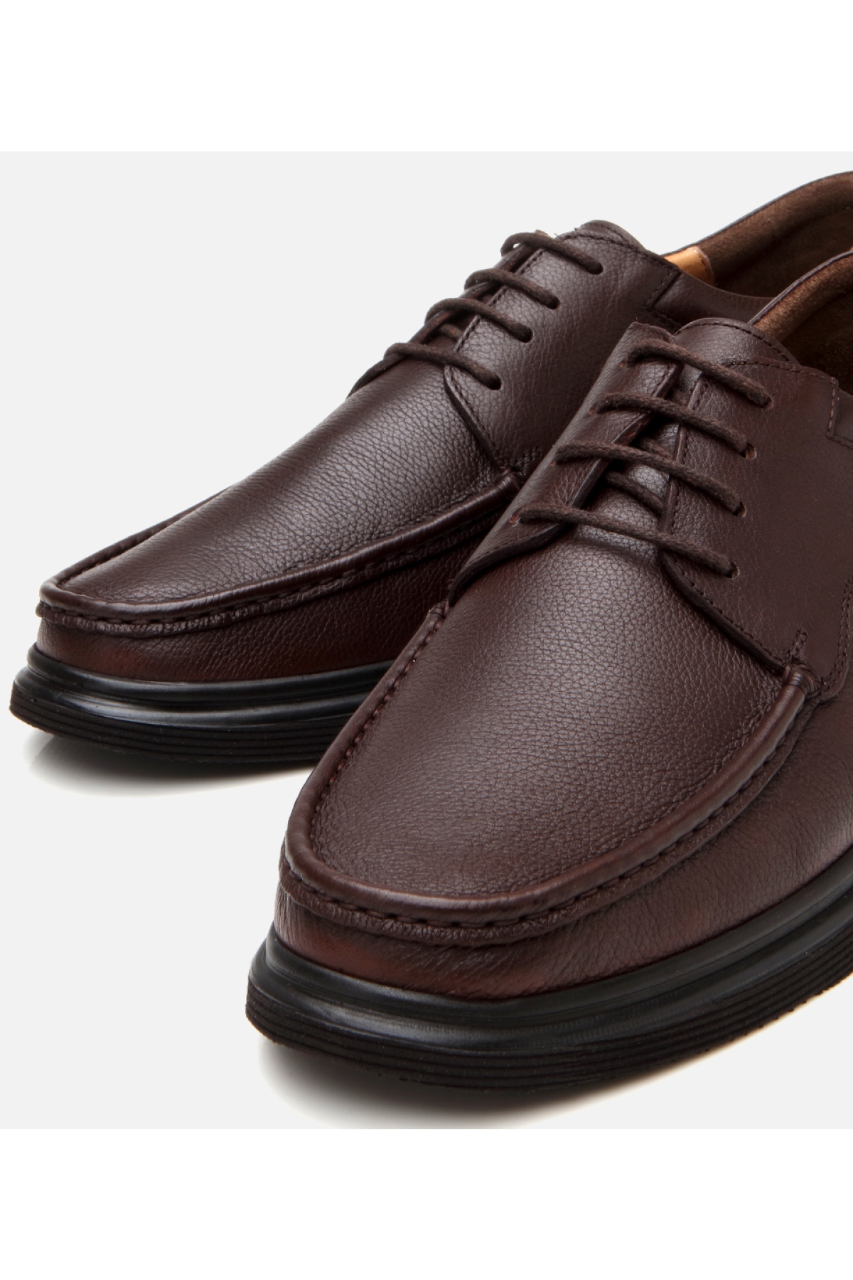 Erkek Deri Kahverengi Rahat Günlük Ayakkabı - Görsel 4
