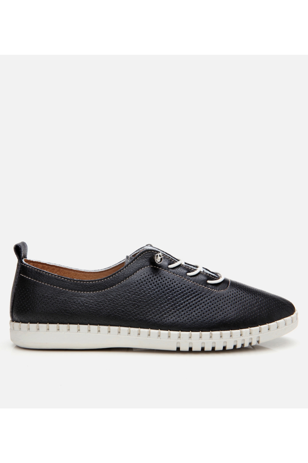 Kadın Deri Siyah Comfort Ayakkabı - Görsel 2