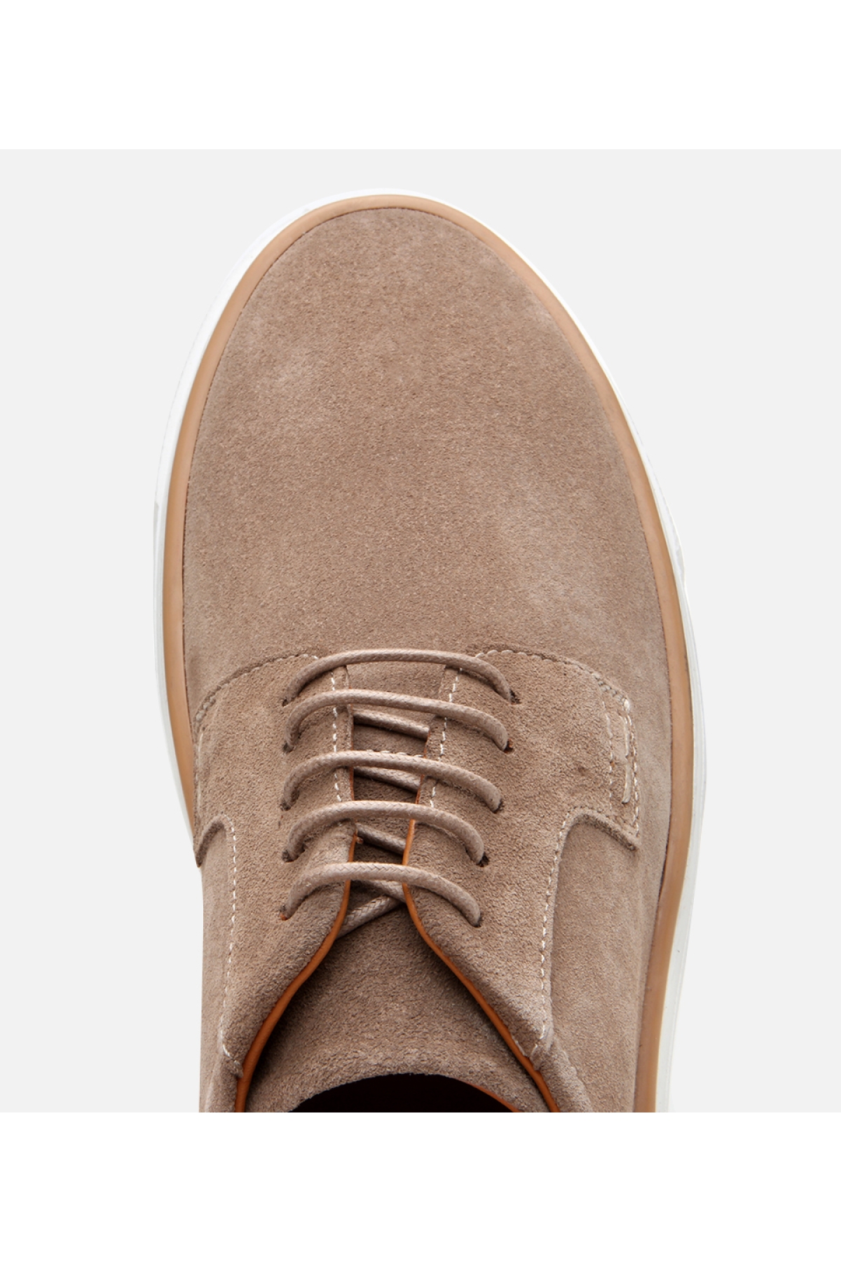 Erkek Süet Deri Bej Hafif Tabanlı Günlük Ayakkabı - Görsel 5