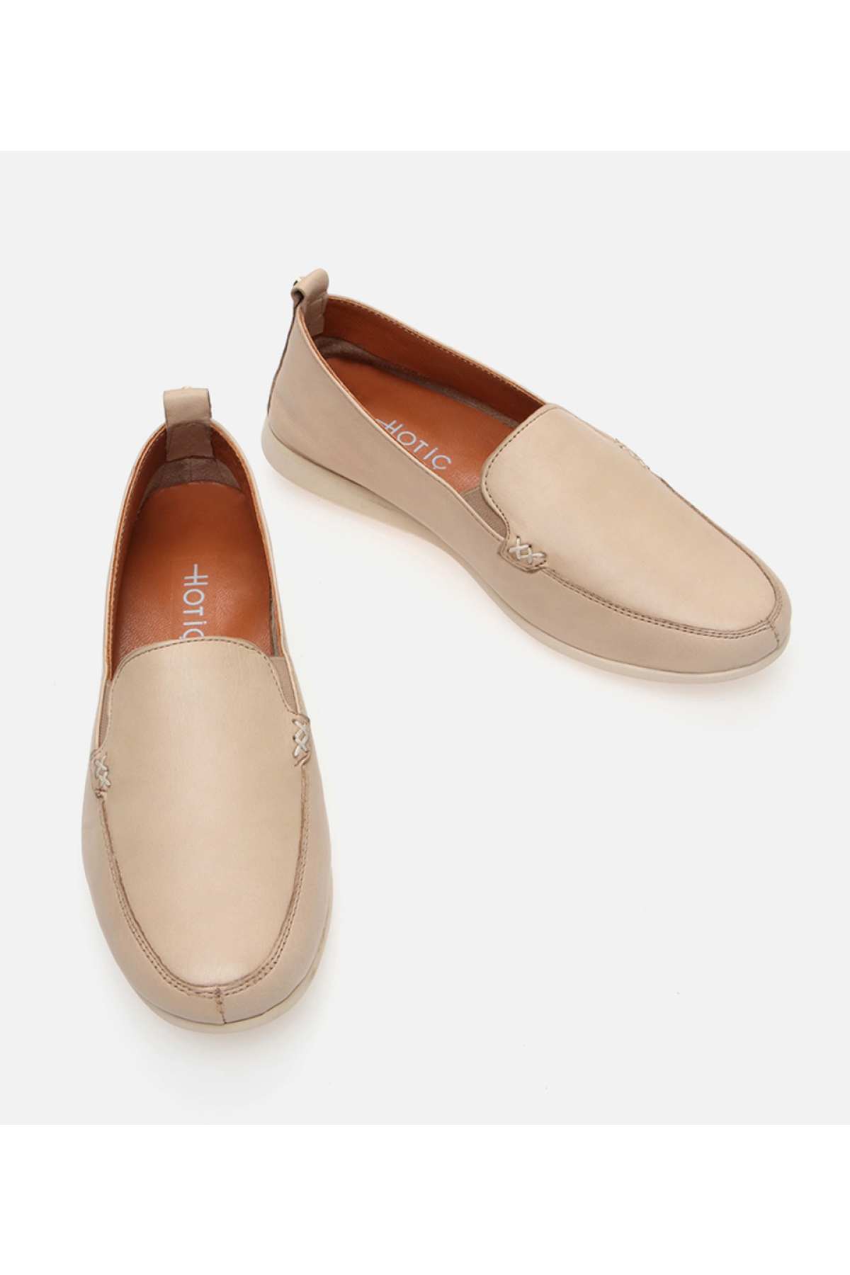 Kadın Deri Bej Loafer - Görsel 4