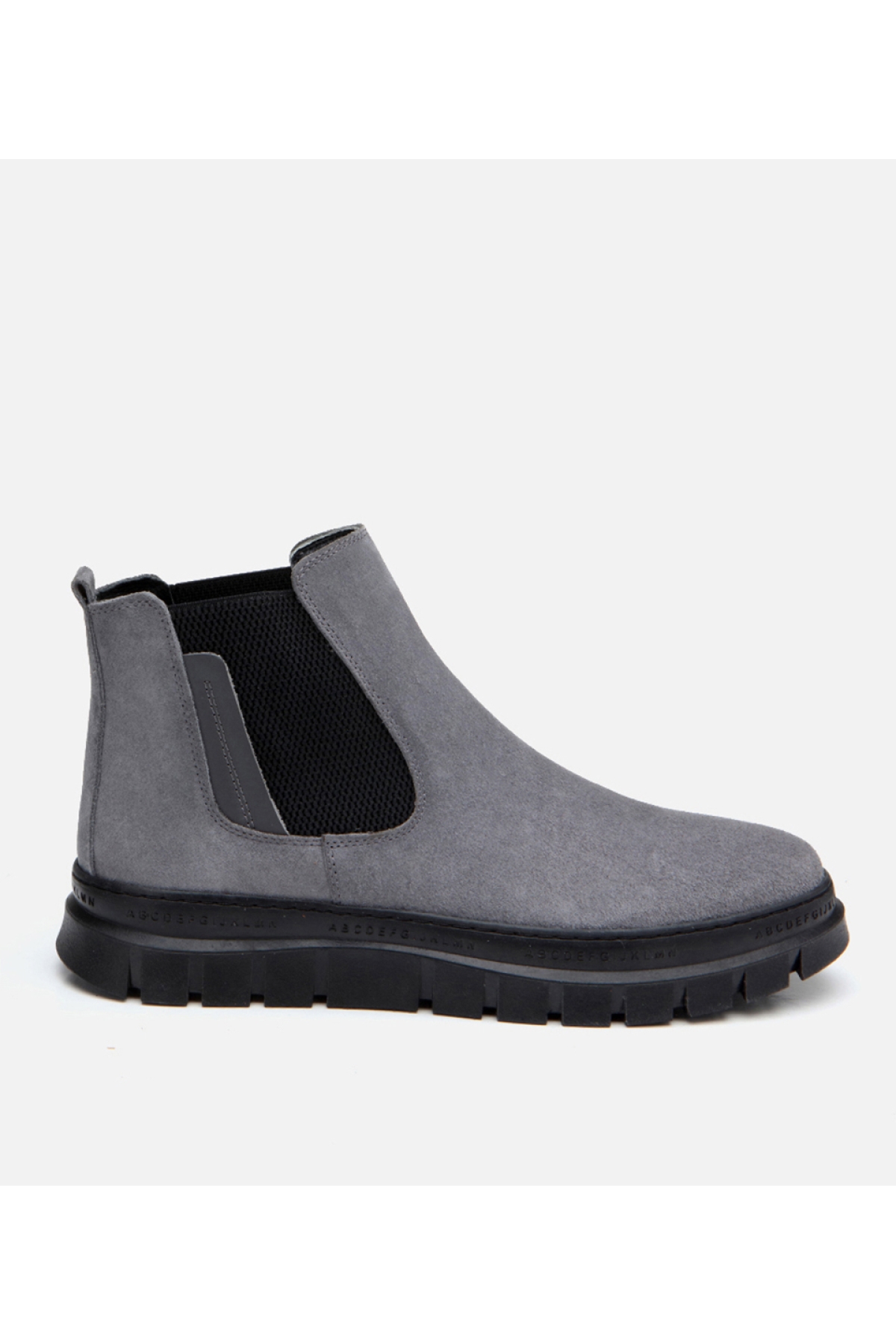 Erkek Süet Deri Gri Chealse Bot - Görsel 2