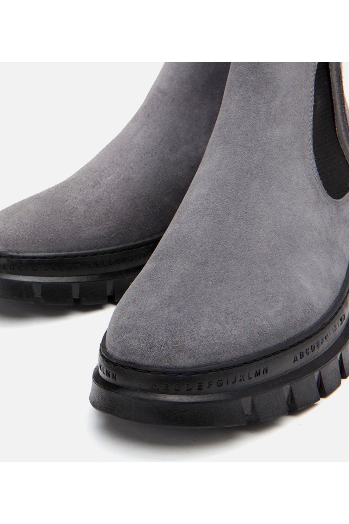 Erkek Süet Deri Gri Chealse Bot - Görsel 4