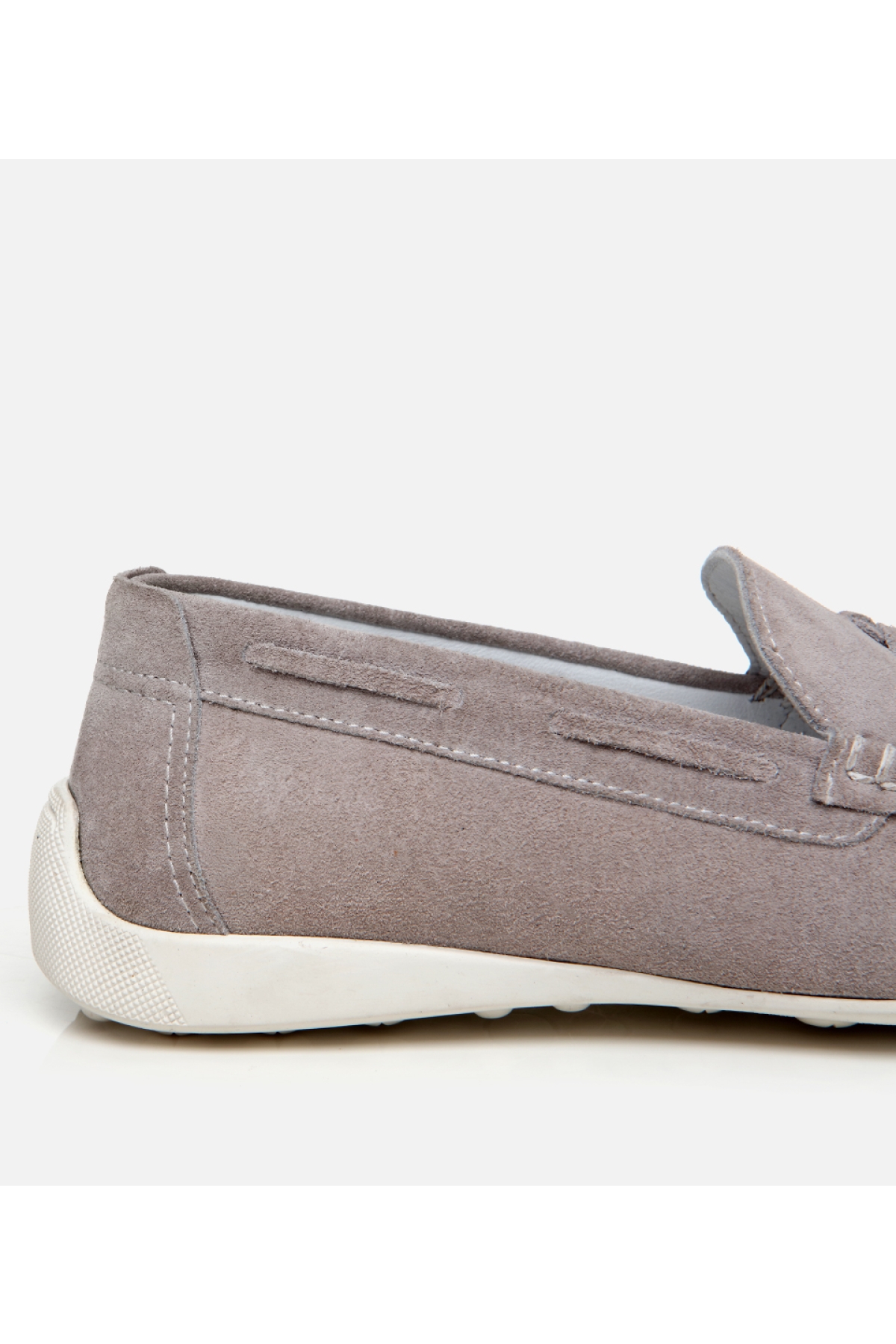 Hotiç Lacivert Hotiç Süet Deri Erkek Püskül Detaylı Günlük Loafer