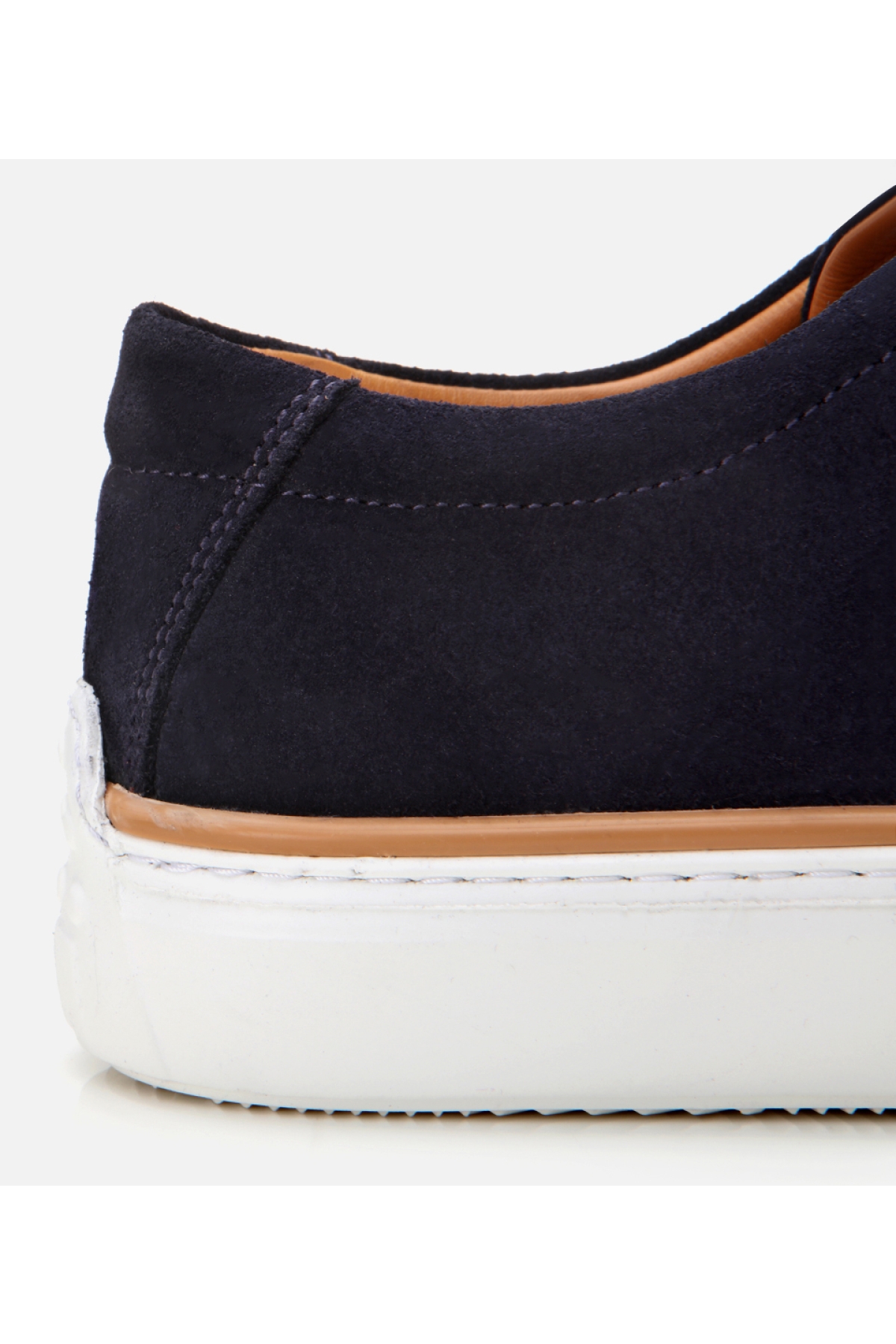 Erkek Süet Deri Lacivert Hafif Tabanlı Günlük Ayakkabı - Görsel 5